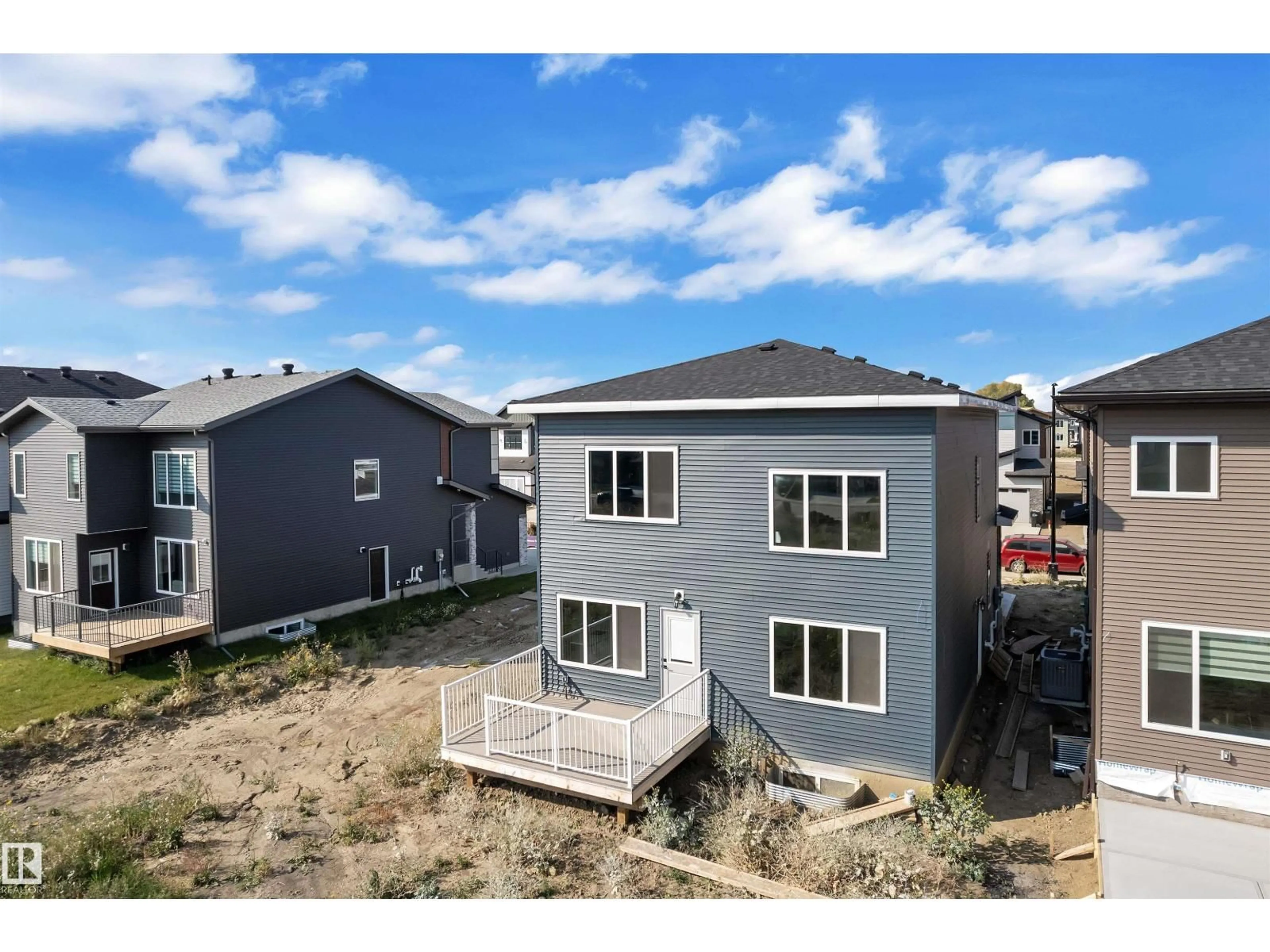 A pic from outside/outdoor area/front of a property/back of a property/a pic from drone, building for 8913 MAYDAY WY, Edmonton Alberta T6X3E6
