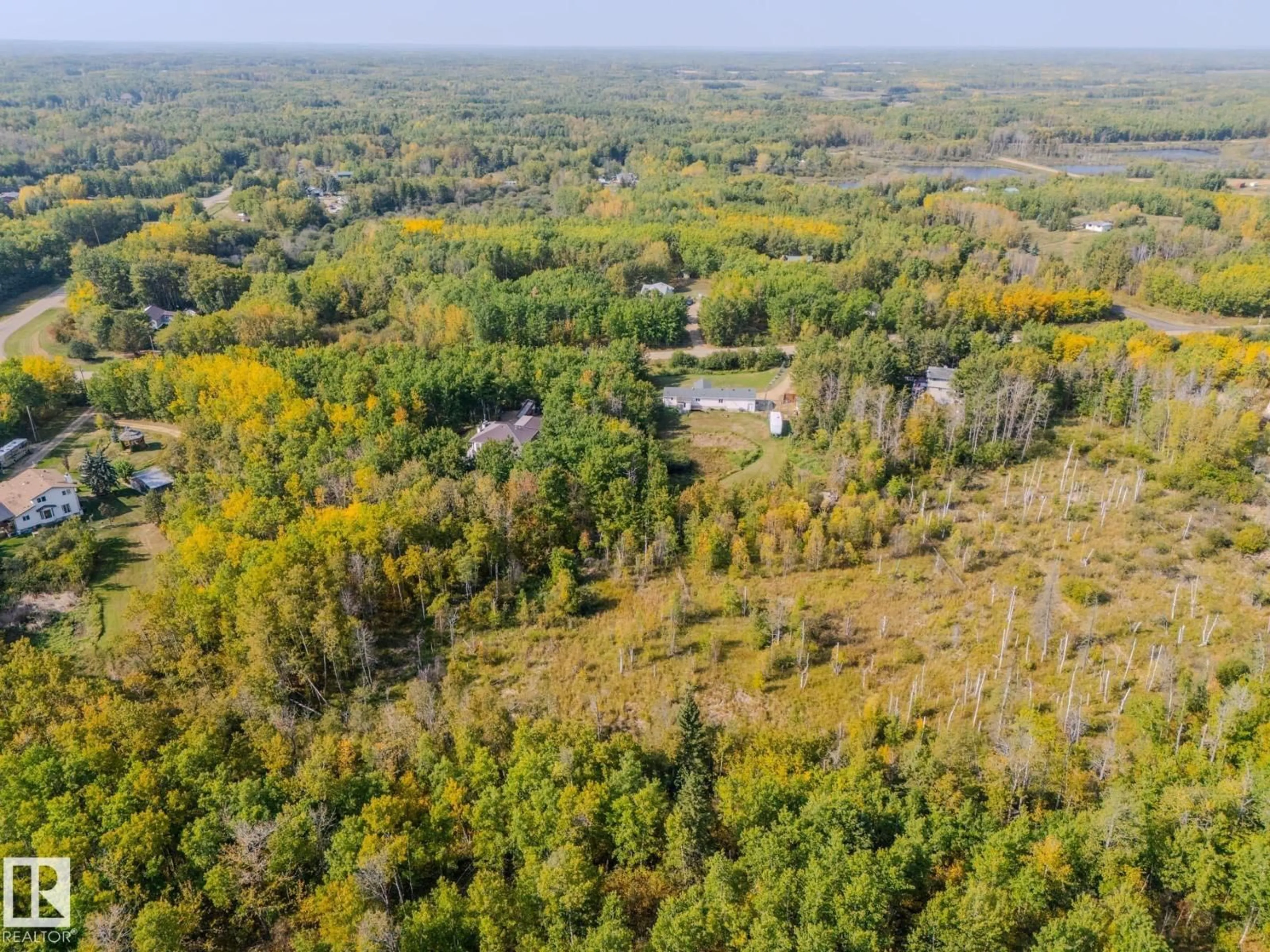 A pic from outside/outdoor area/front of a property/back of a property/a pic from drone, forest/trees view for 79 50121 RR 204, Rural Beaver County Alberta T0B4J0