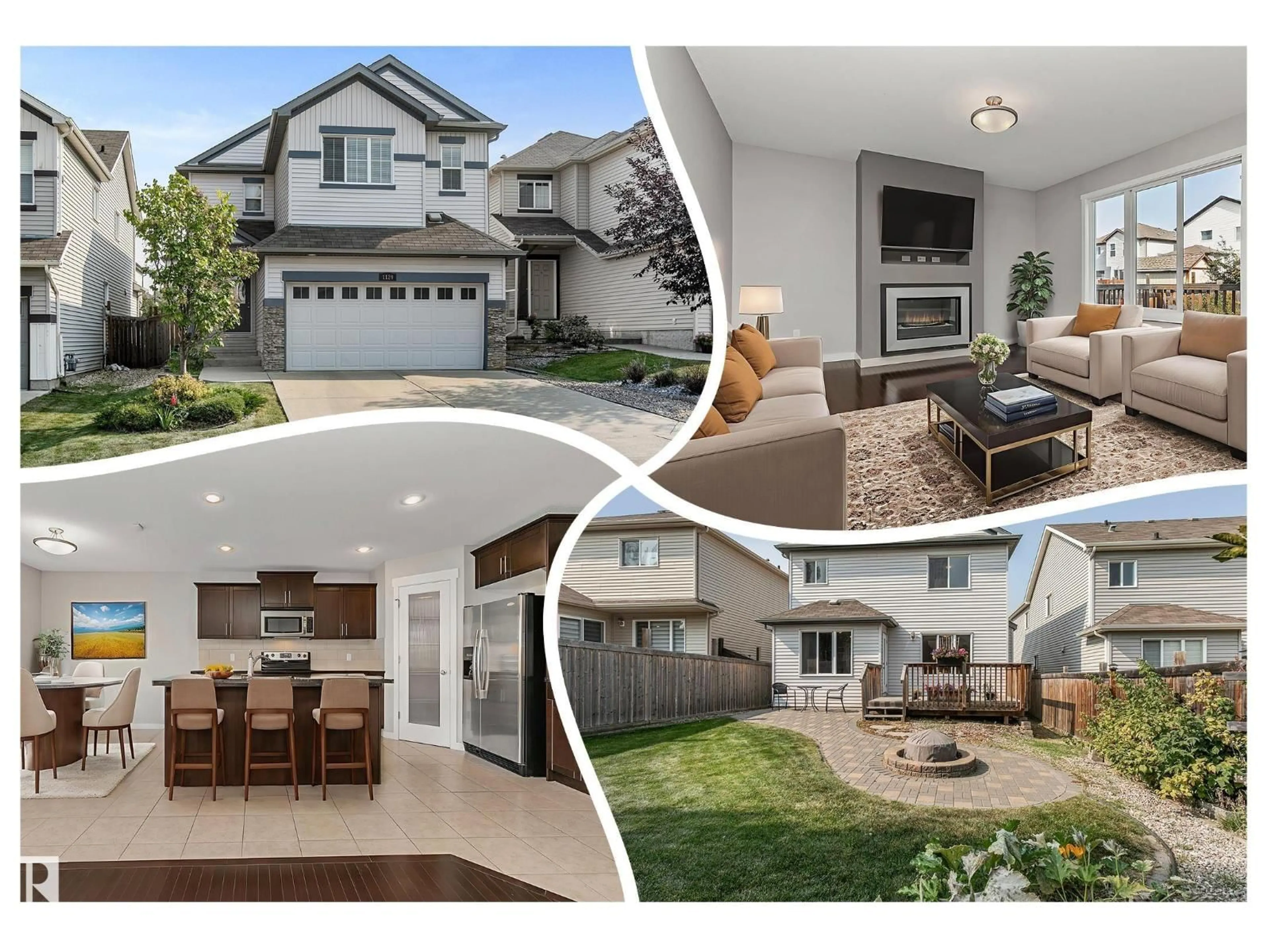 A pic from outside/outdoor area/front of a property/back of a property/a pic from drone, street for SW - 1129 59A ST, Edmonton Alberta T6X0T2