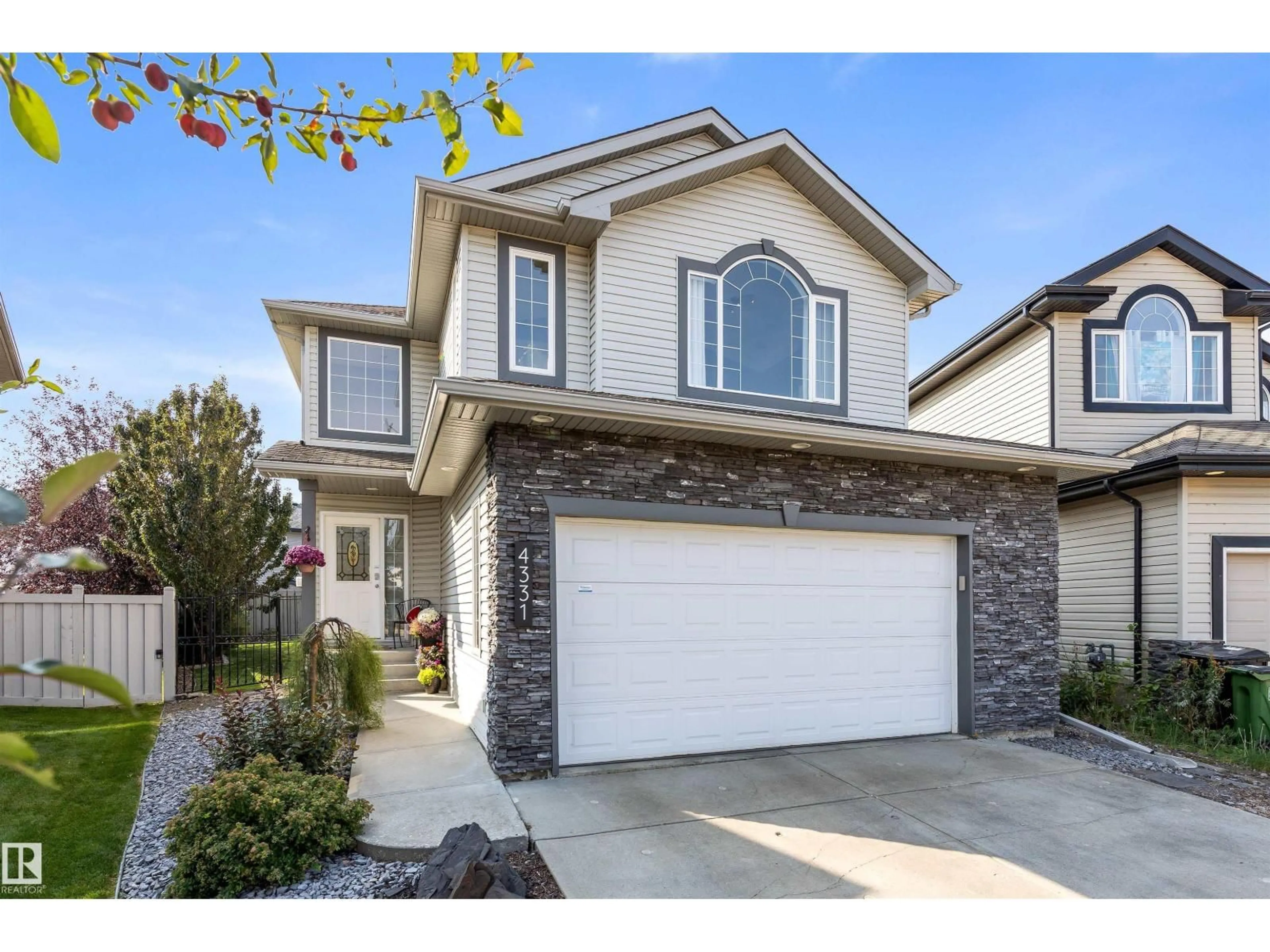Home with brick exterior material, street for 4331 MCMULLEN WY, Edmonton Alberta T6W1N5