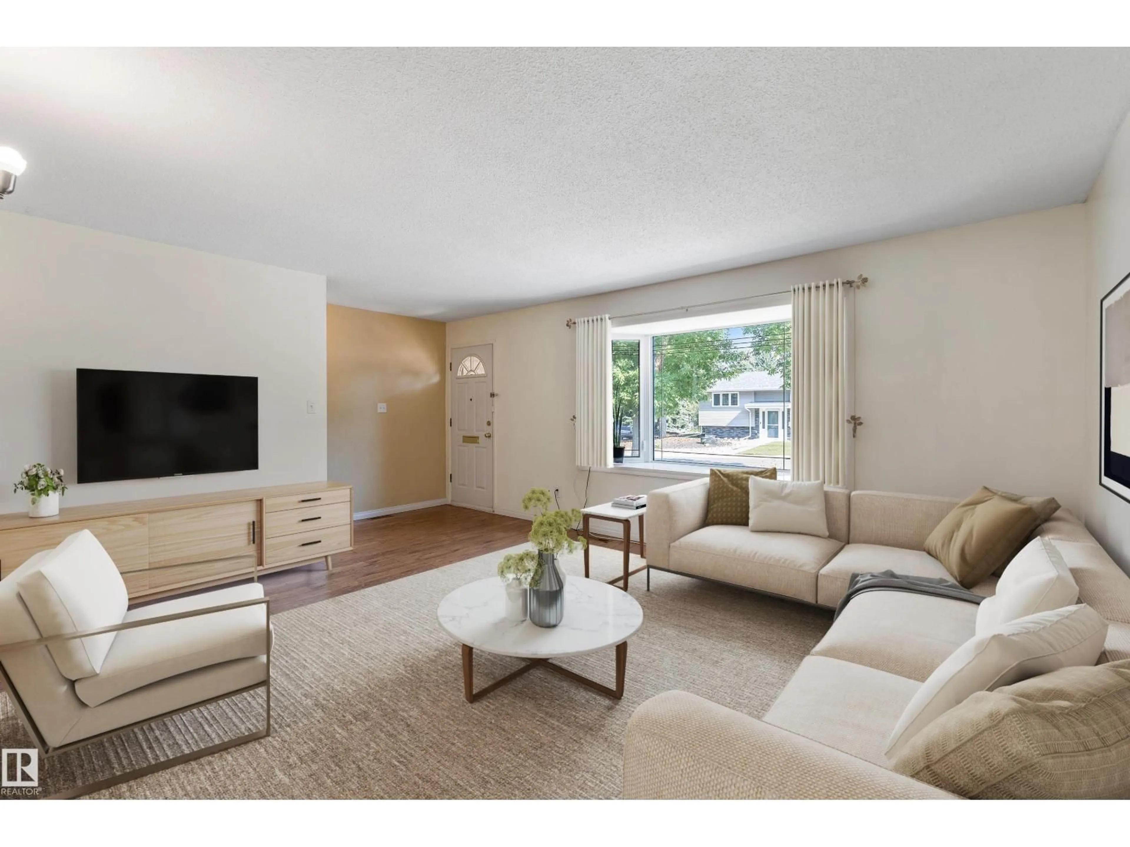 Living room with furniture, unknown for 26 PEACOCK DR, Sherwood Park Alberta T8A0A8