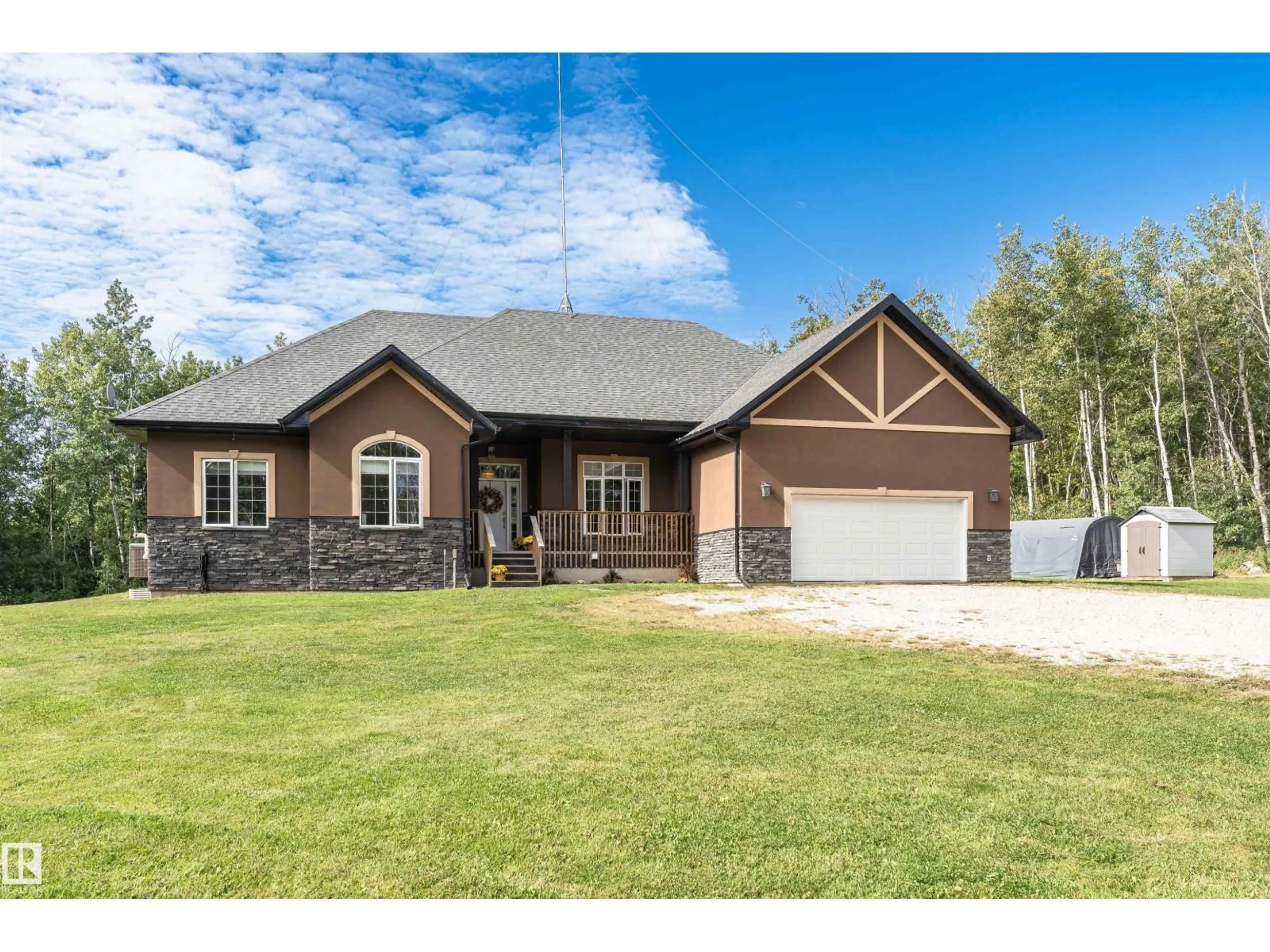 Home with brick exterior material, unknown for 1225 TWP ROAD 554A, Rural Lac Ste. Anne County Alberta T0E1V0