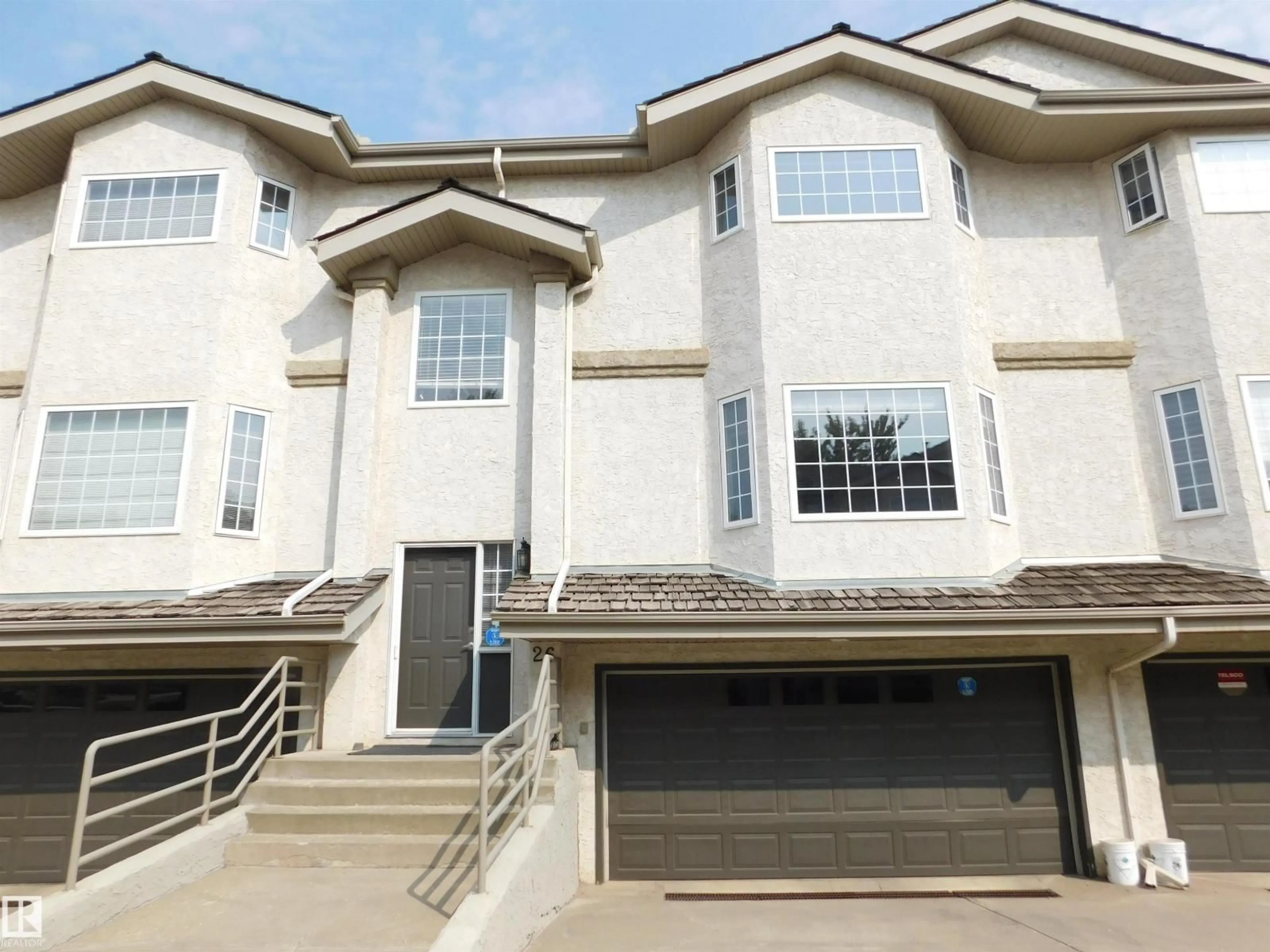 Home with vinyl exterior material, street for #26 - 1295 CARTER CREST RD, Edmonton Alberta T5R2N6