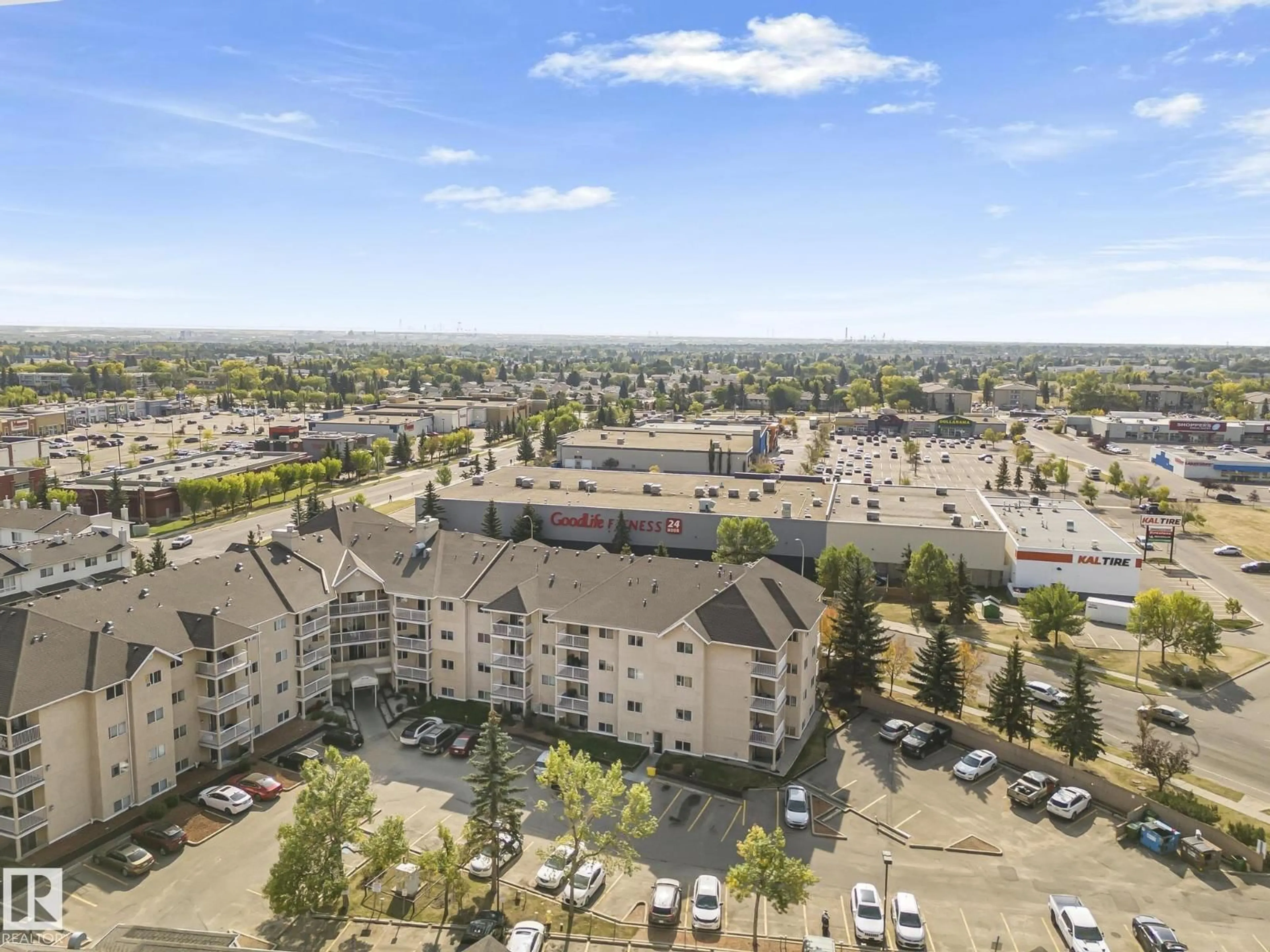 A pic from outside/outdoor area/front of a property/back of a property/a pic from drone, unknown for #414 - 4220 139 AV, Edmonton Alberta T5Y2Y2