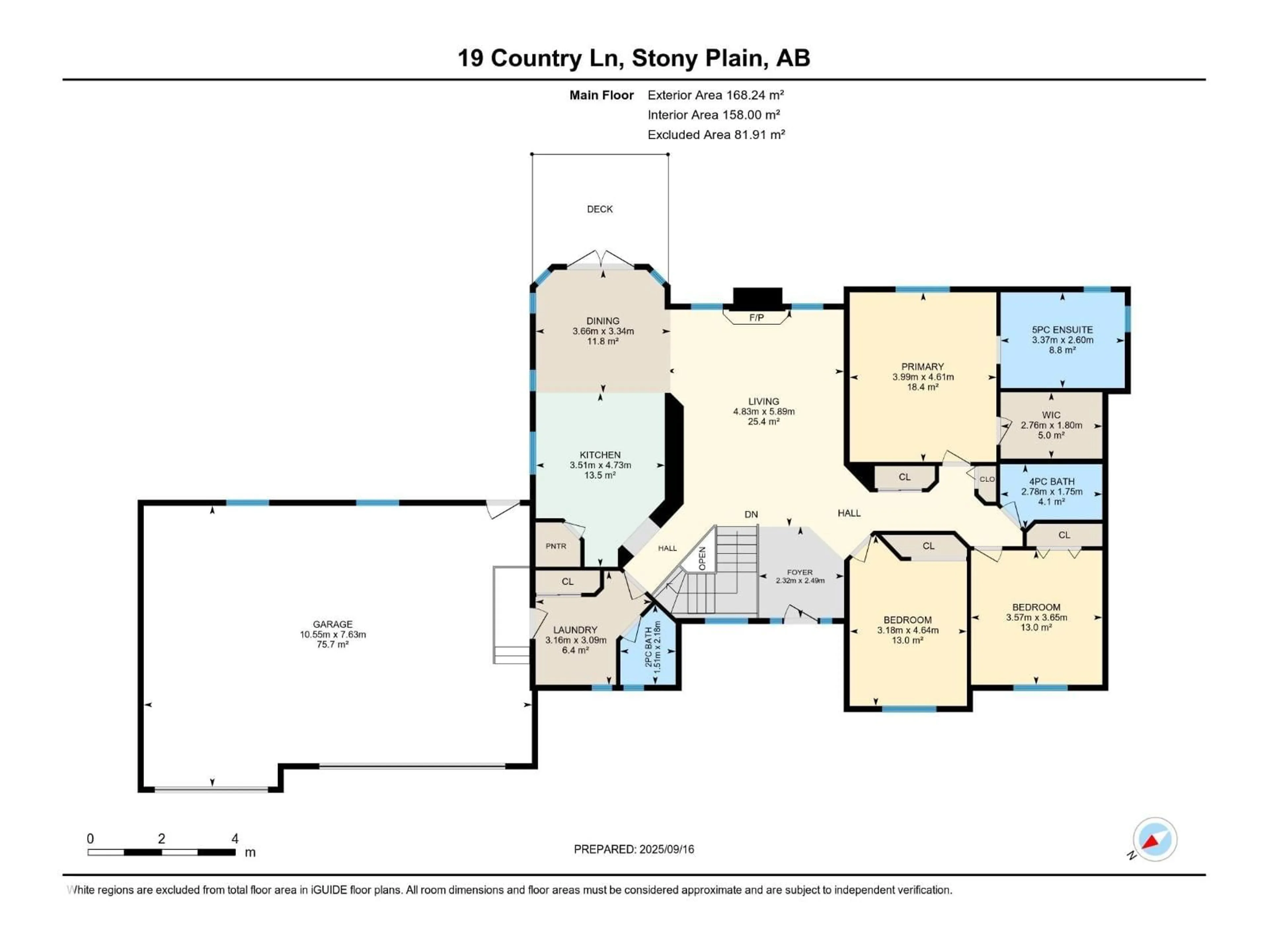 Floor plan for 19 COUNTRY LN, Stony Plain Alberta T7Z2L1