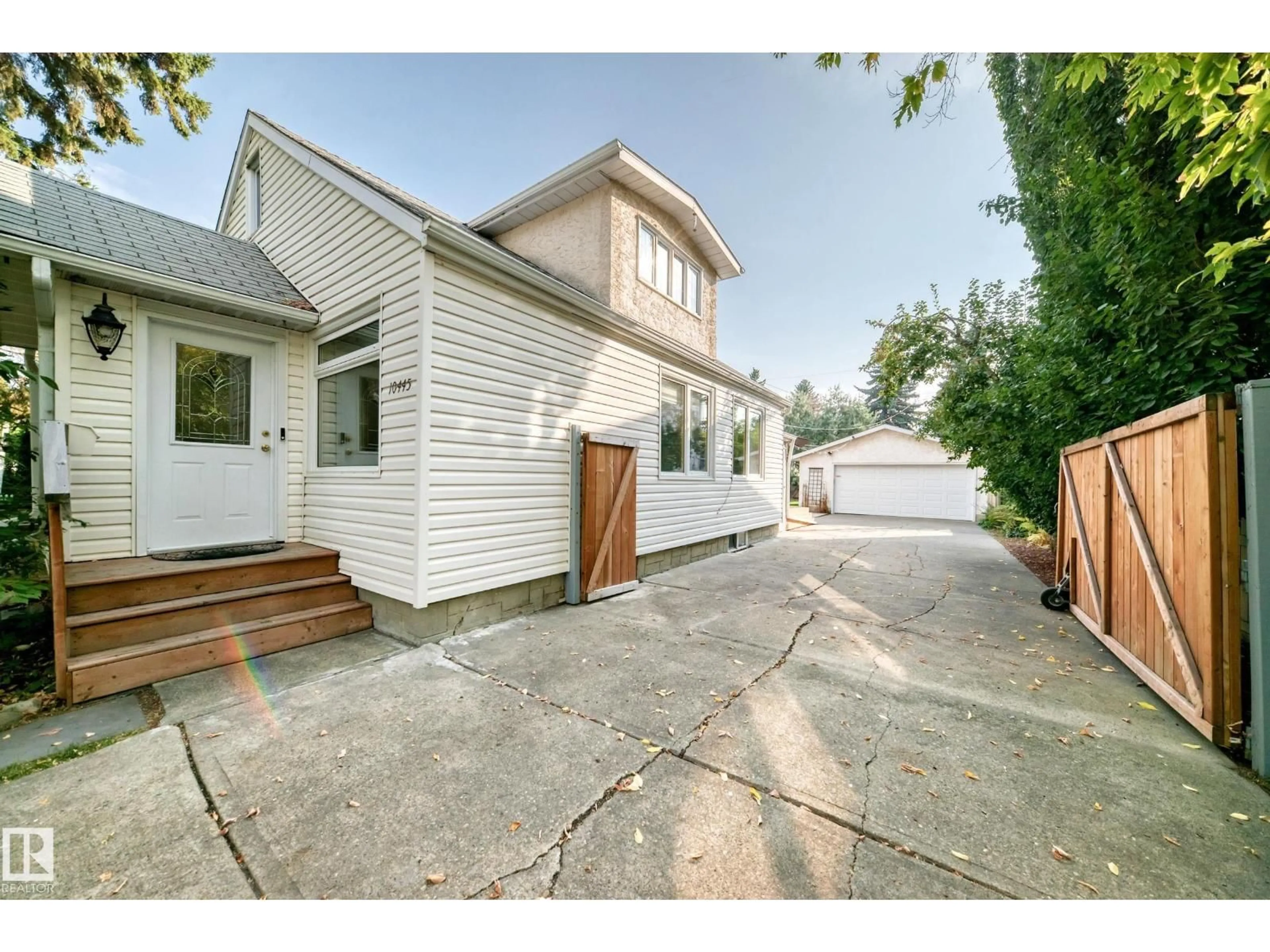 A pic from outside/outdoor area/front of a property/back of a property/a pic from drone, street for 10445 147 ST, Edmonton Alberta T5N3C4