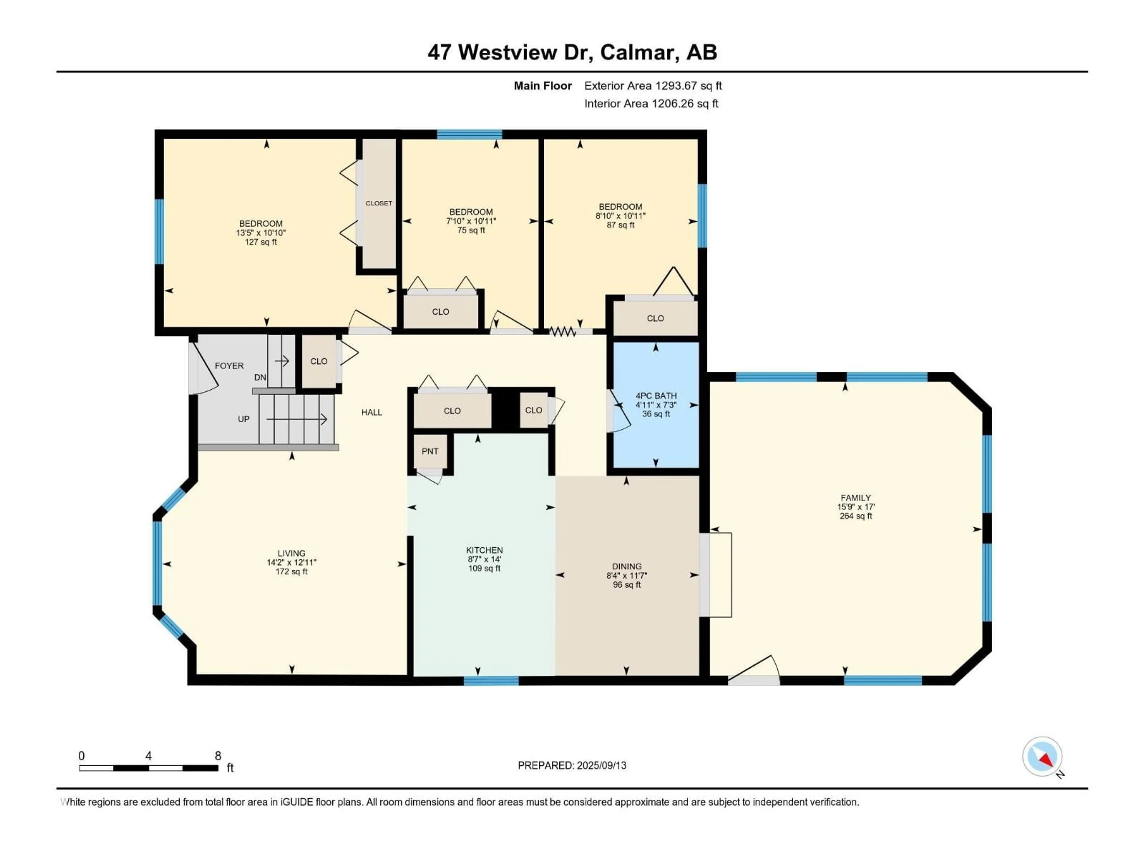 Floor plan for 47 WESTVIEW DR, Calmar Alberta T0C0V0