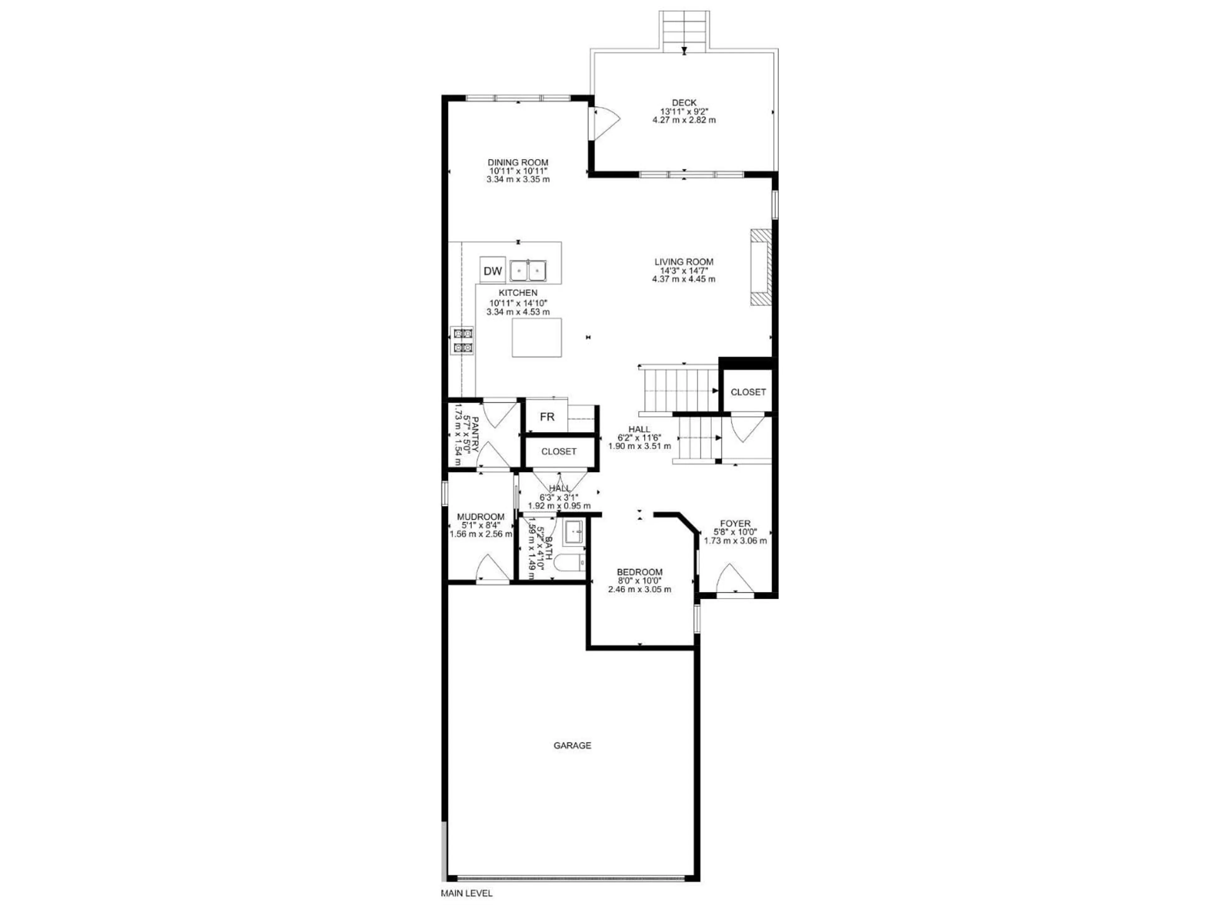Floor plan for 141 DANSEREAU WY, Beaumont Alberta T4X2Y5