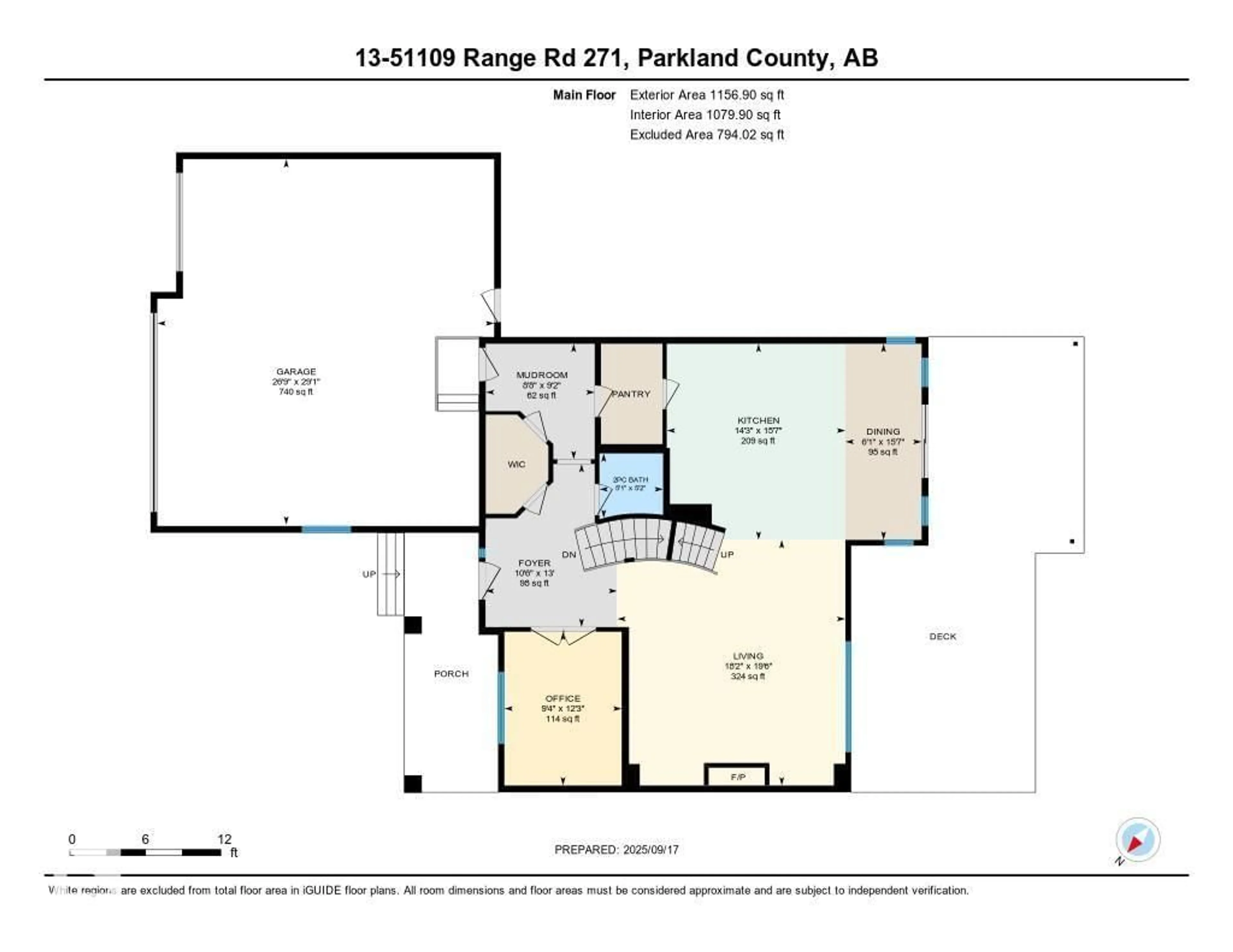 Floor plan for 13 - 51109 RGE ROAD 271 RGE ROAD, Rural Parkland County Alberta T7X3Y1