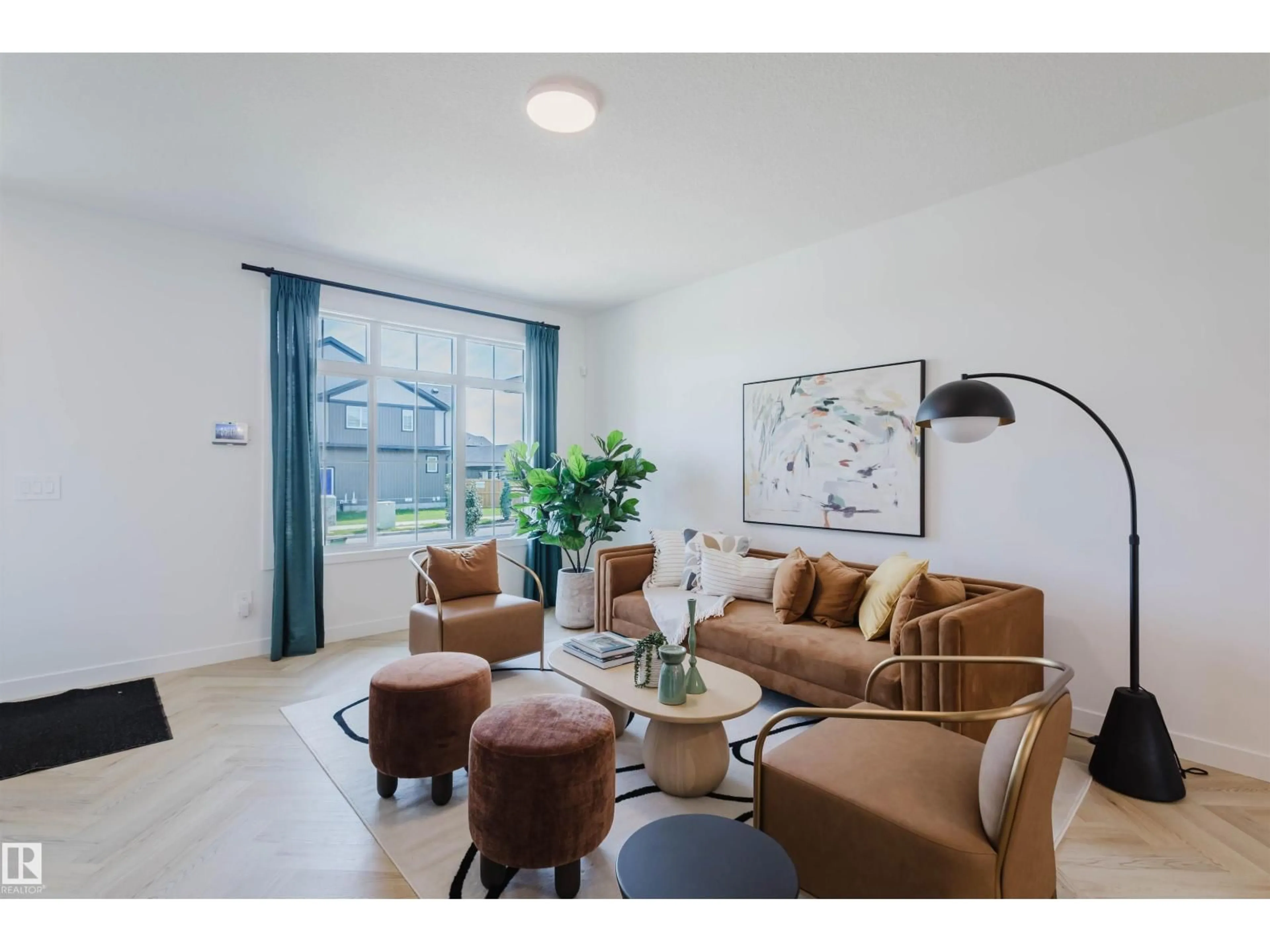 Living room with furniture, unknown for 2131 CROSSBILL LN, Edmonton Alberta T5S0W3