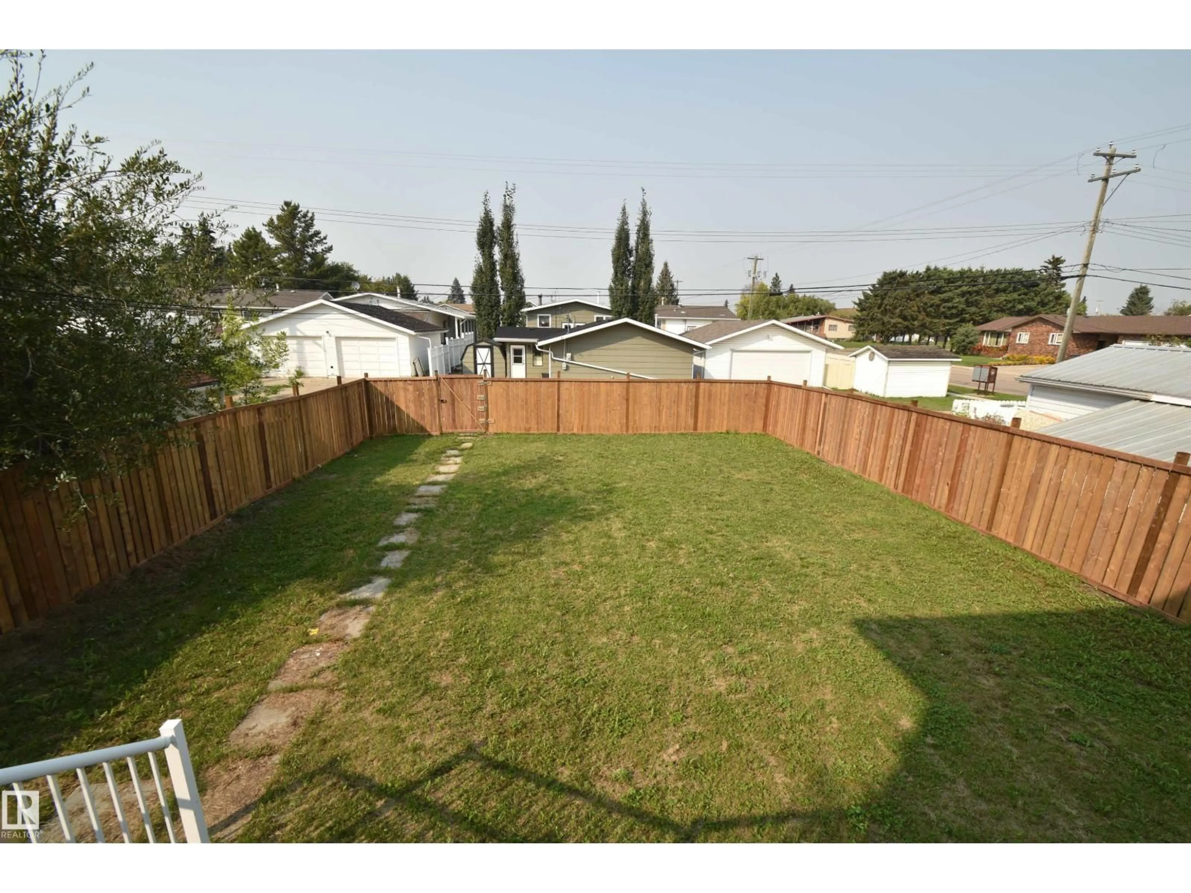 A pic from outside/outdoor area/front of a property/back of a property/a pic from drone, mountain view for 5106 45 AV, St. Paul Town Alberta T0A3A4