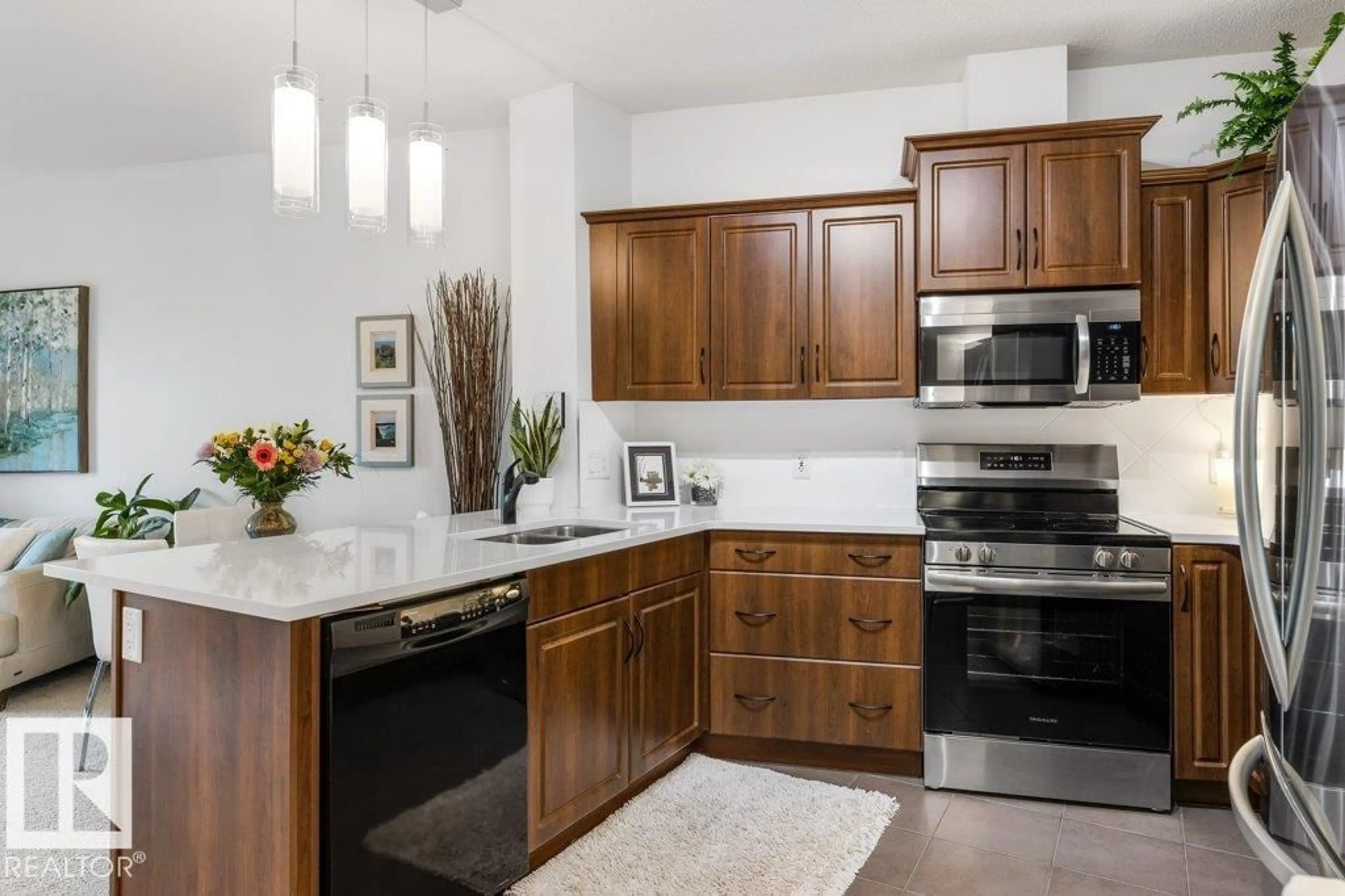 Open concept kitchen, unknown for #209 - 263 MACEWAN RD, Edmonton Alberta T6W0C4