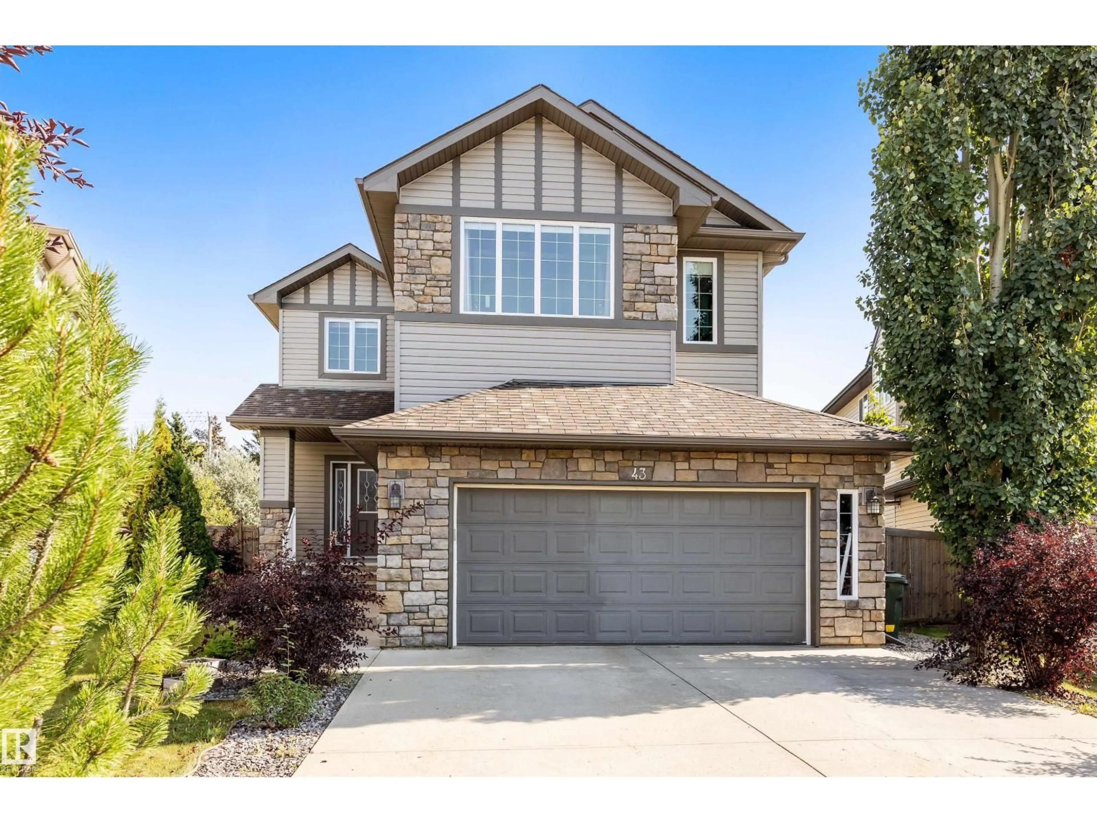 Home with brick exterior material, street for 43 AVONLEA CO, Spruce Grove Alberta T7X4R5