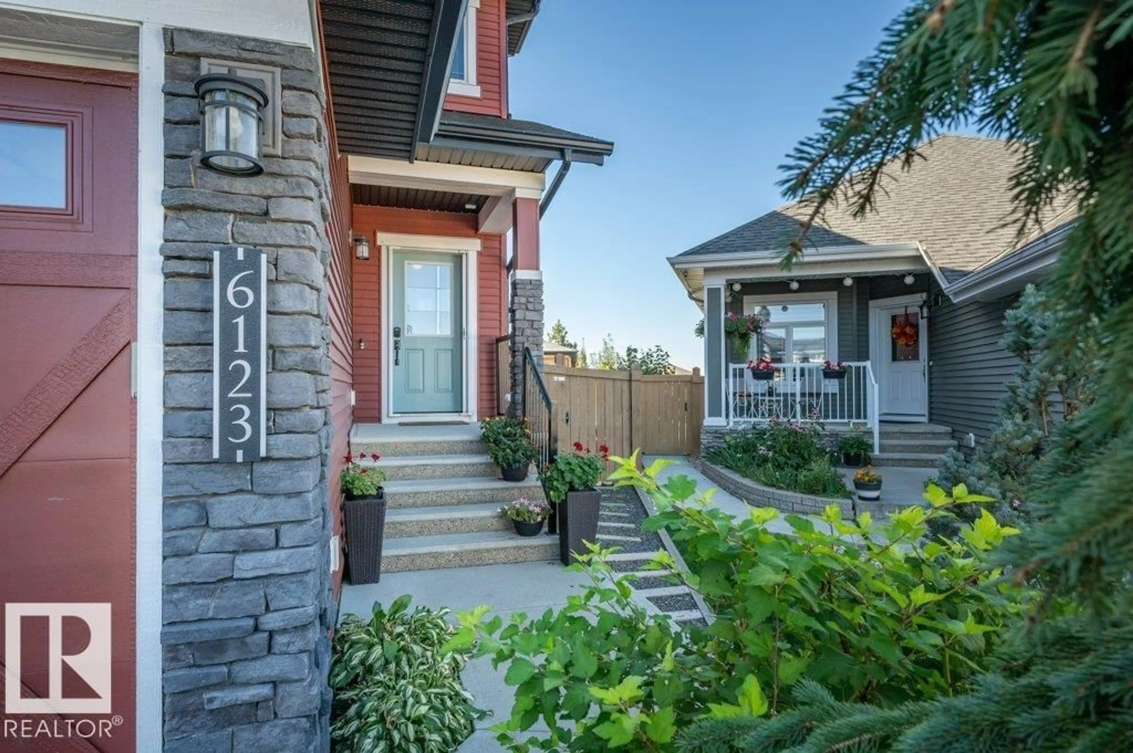 Home with brick exterior material, street for SW - 6123 19 AV, Edmonton Alberta T5X2A4