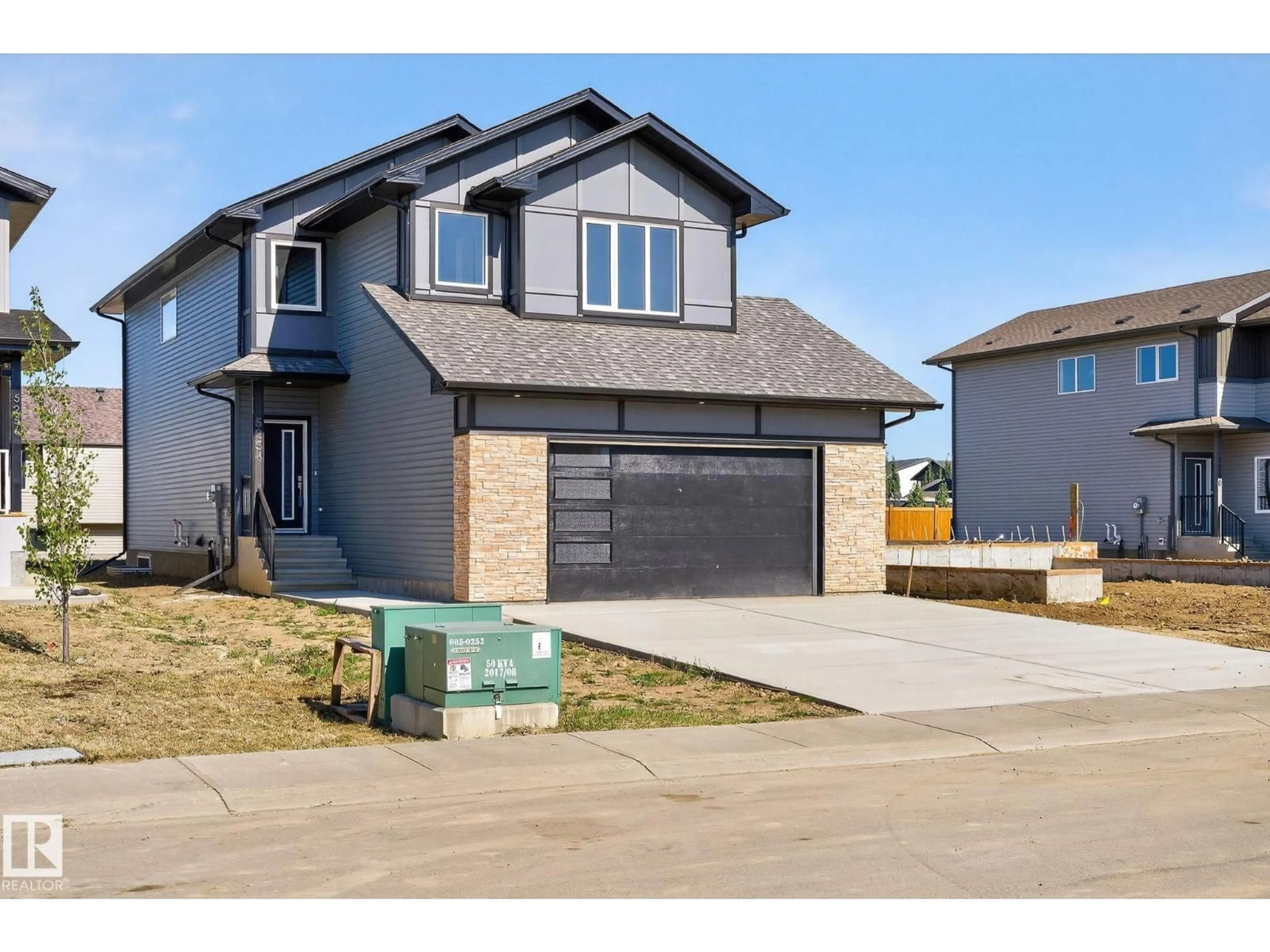 Home with brick exterior material, street for 5254 47 AV, Calmar Alberta T0C0V0