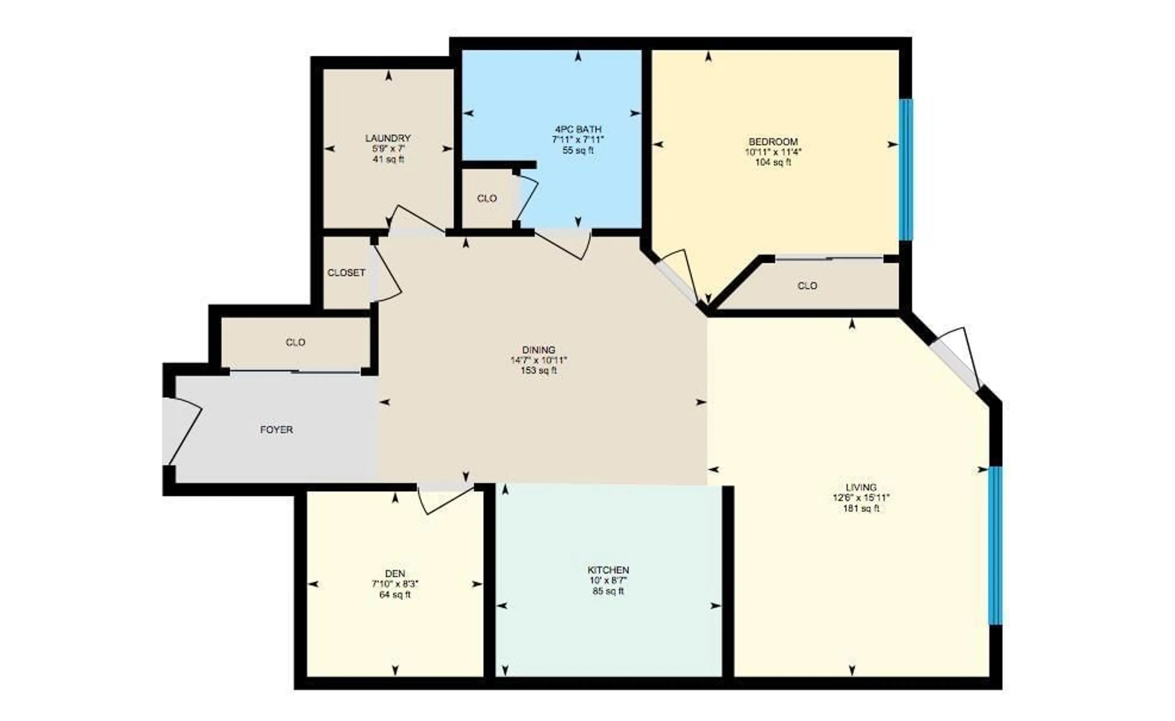 Floor plan for 511 - 112A QUEEN STREET, Spruce Grove Alberta T7X0G4