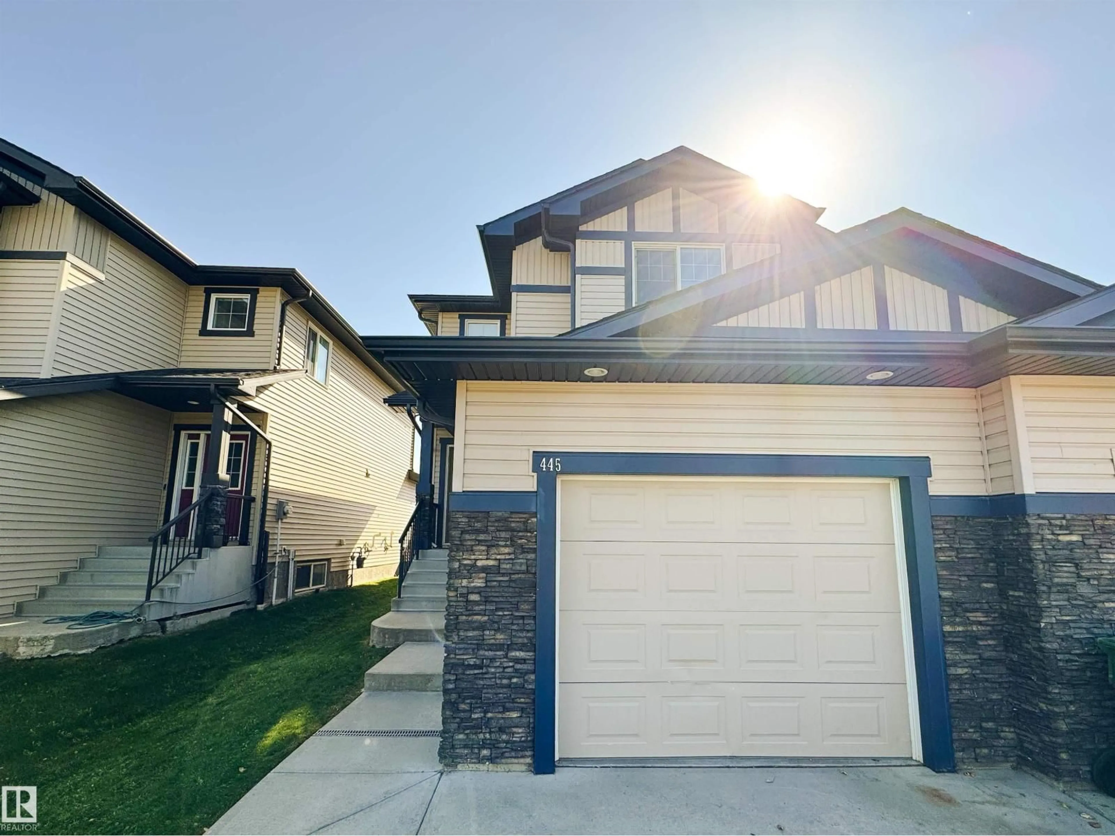 A pic from outside/outdoor area/front of a property/back of a property/a pic from drone, street for 445 REED CR, Leduc Alberta T9E0R5