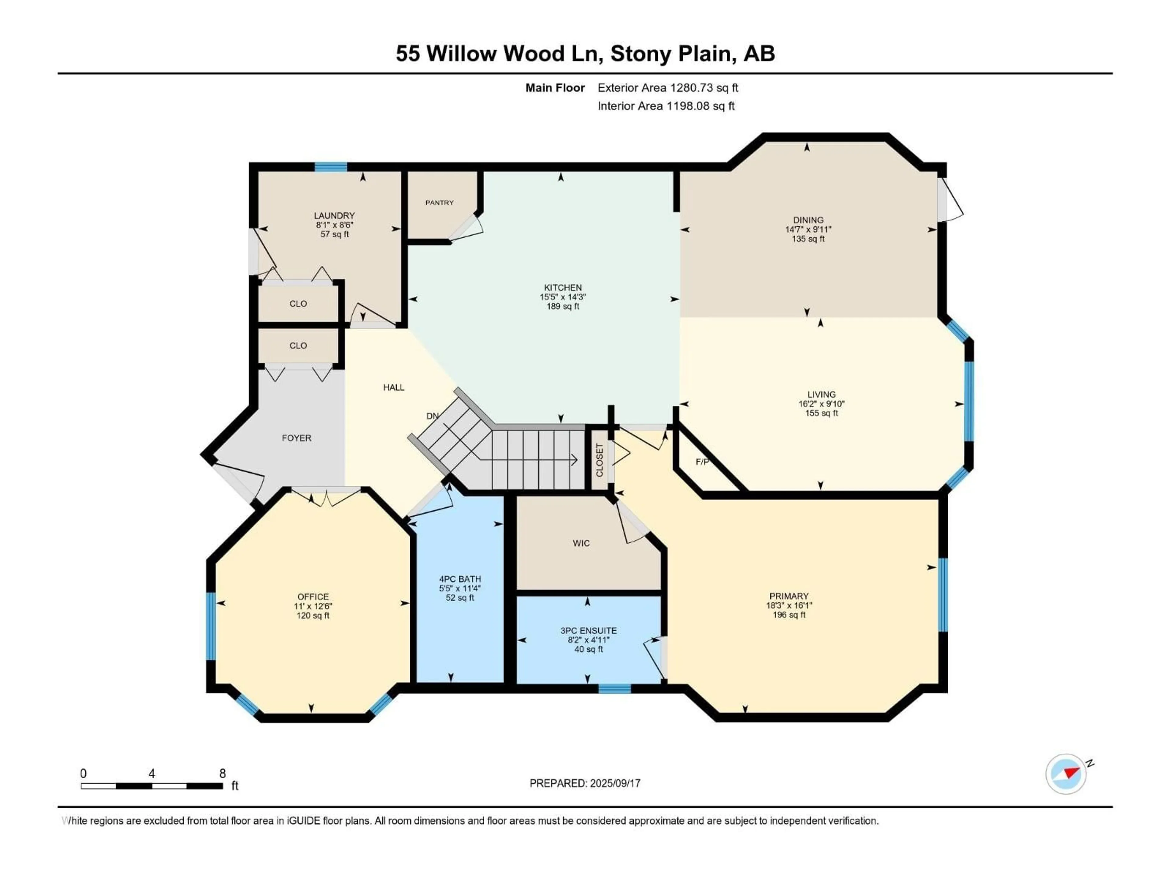 Floor plan for 55 WILLOW WOOD LN, Stony Plain Alberta T7Z0E3
