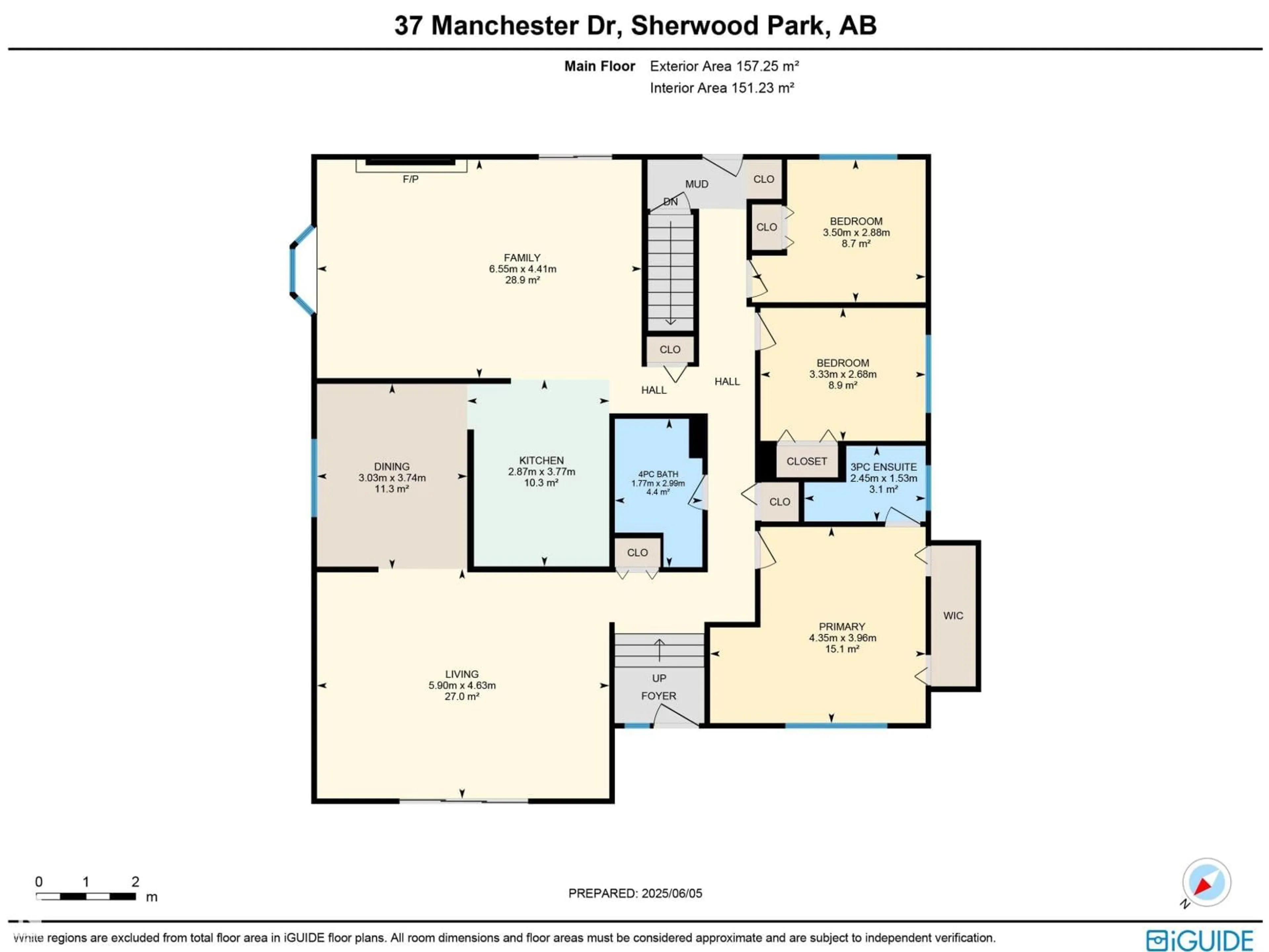 Floor plan for 37 MANCHESTER DR, Sherwood Park Alberta T8A0T3