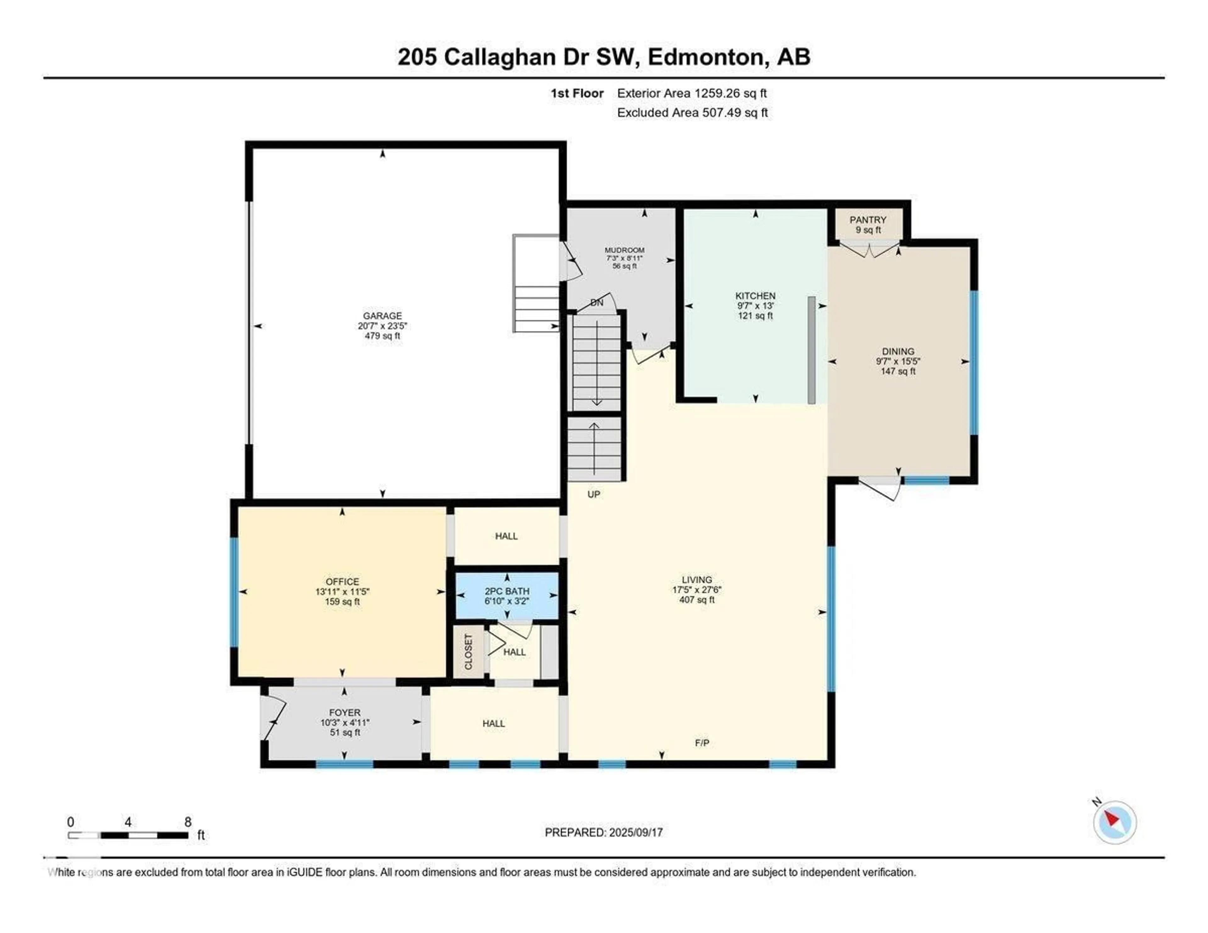 Floor plan for 205 CALLAGHAN DR, Edmonton Alberta T6W0R3