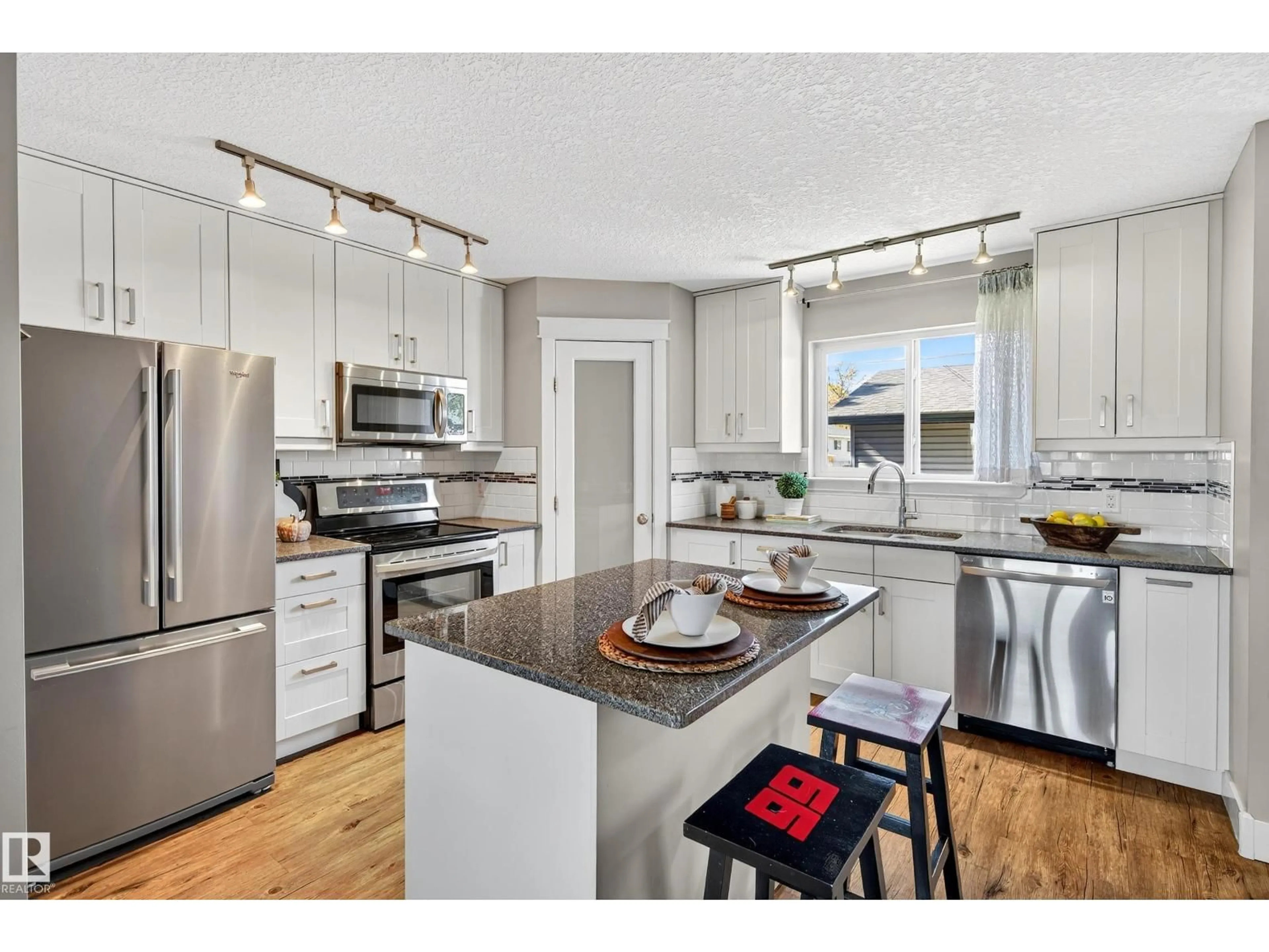 Open concept kitchen, unknown for 11636 80 ST, Edmonton Alberta T5B2N2
