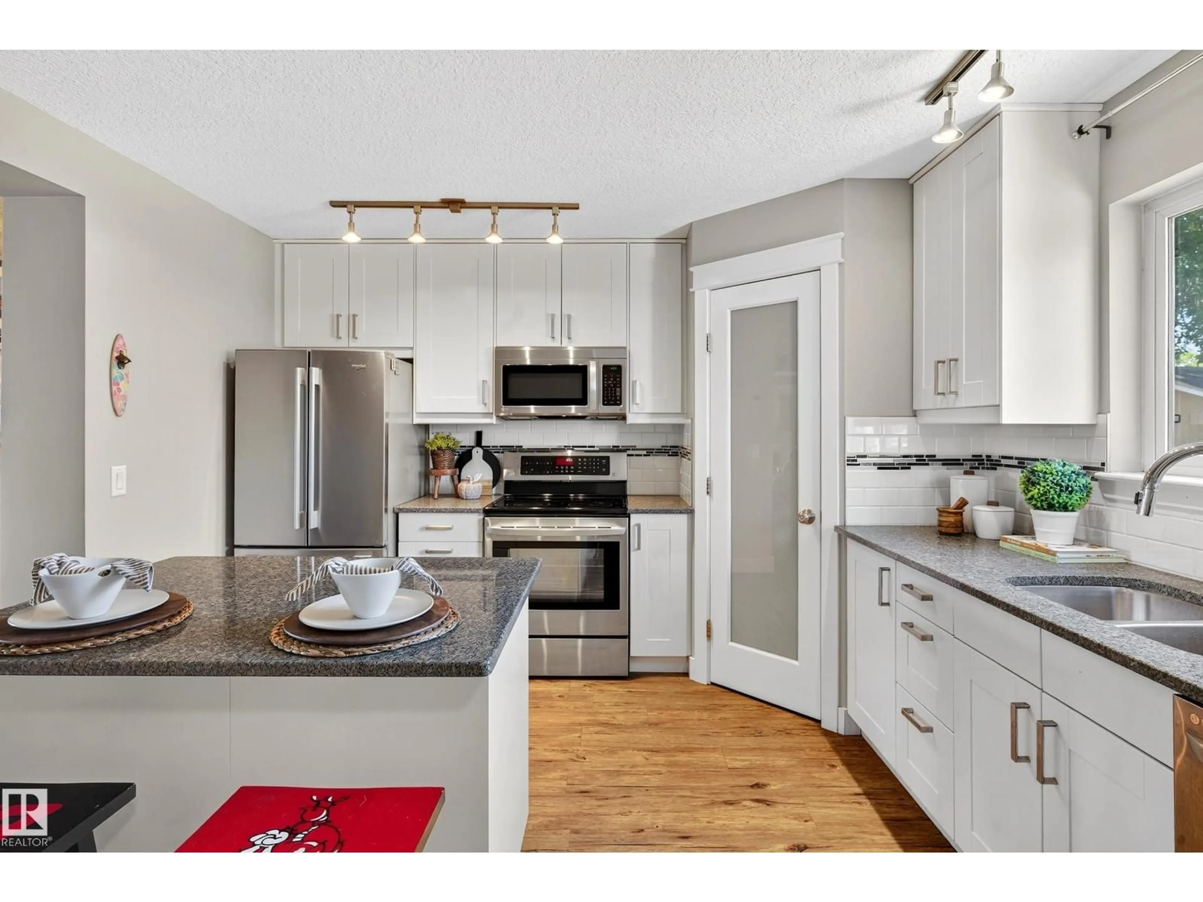 Open concept kitchen, unknown for 11636 80 ST, Edmonton Alberta T5B2N2