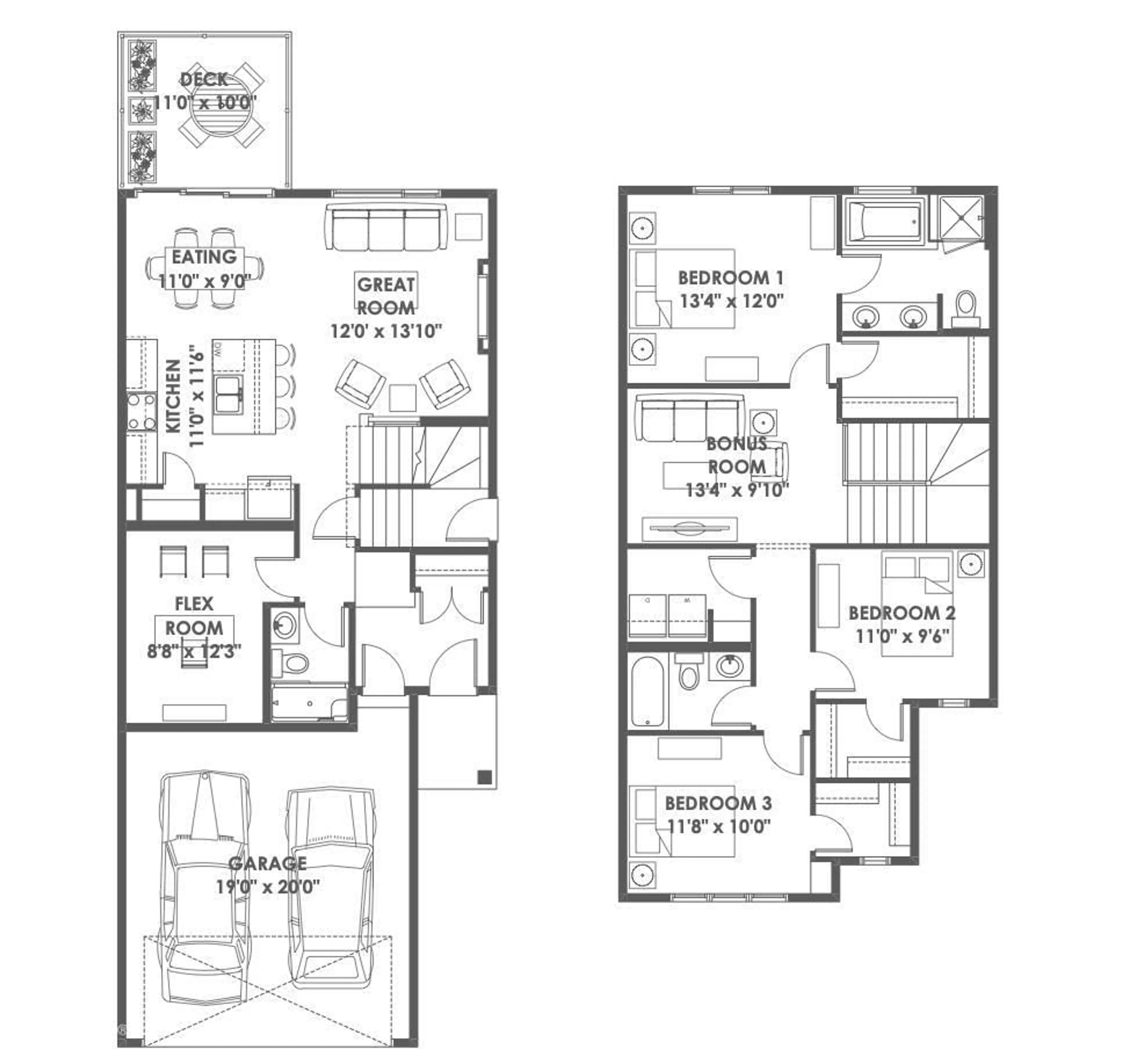Floor plan for 5008 72 ST, Beaumont Alberta T4X3E6