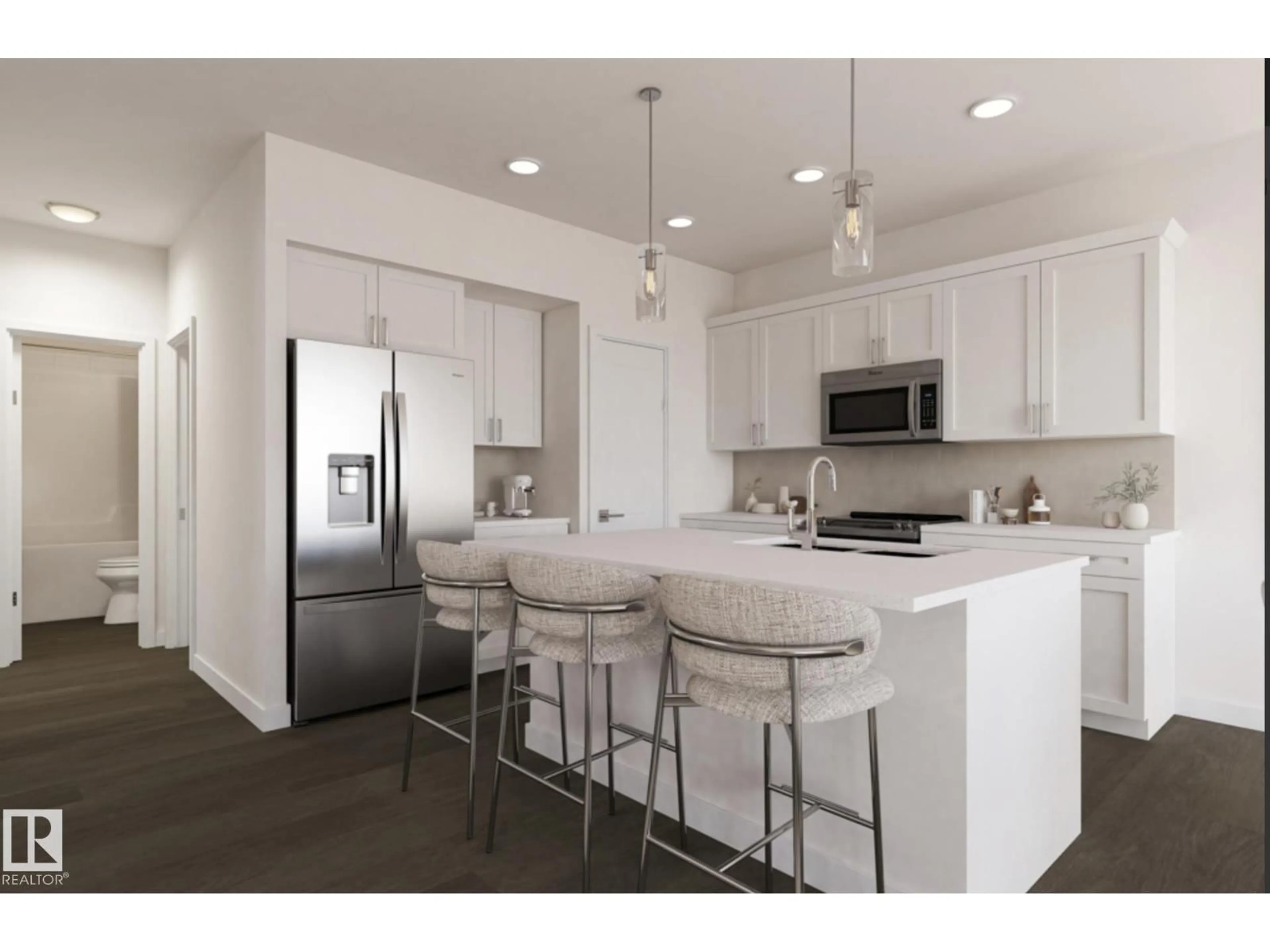 Open concept kitchen, unknown for 5008 72 ST, Beaumont Alberta T4X3E6