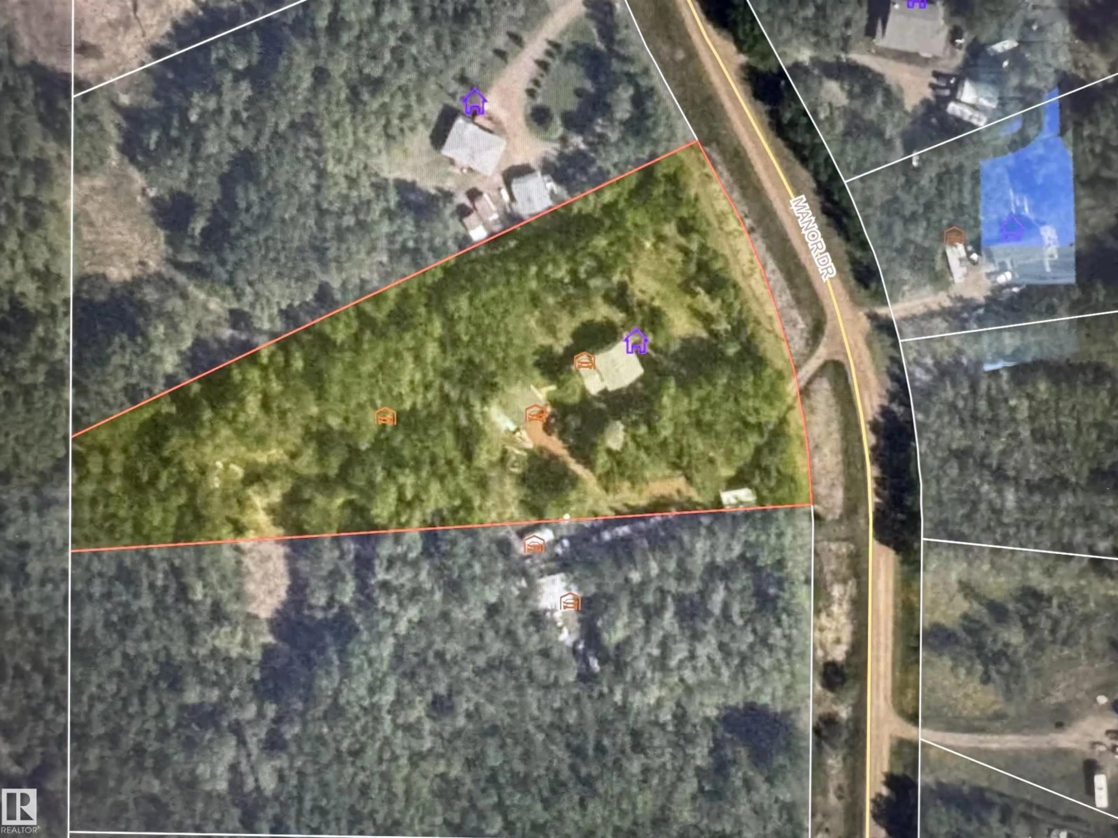 A pic from outside/outdoor area/front of a property/back of a property/a pic from drone, forest/trees view for 24 19321 TWP RD RD, Rural Beaver County Alberta T0B4J5