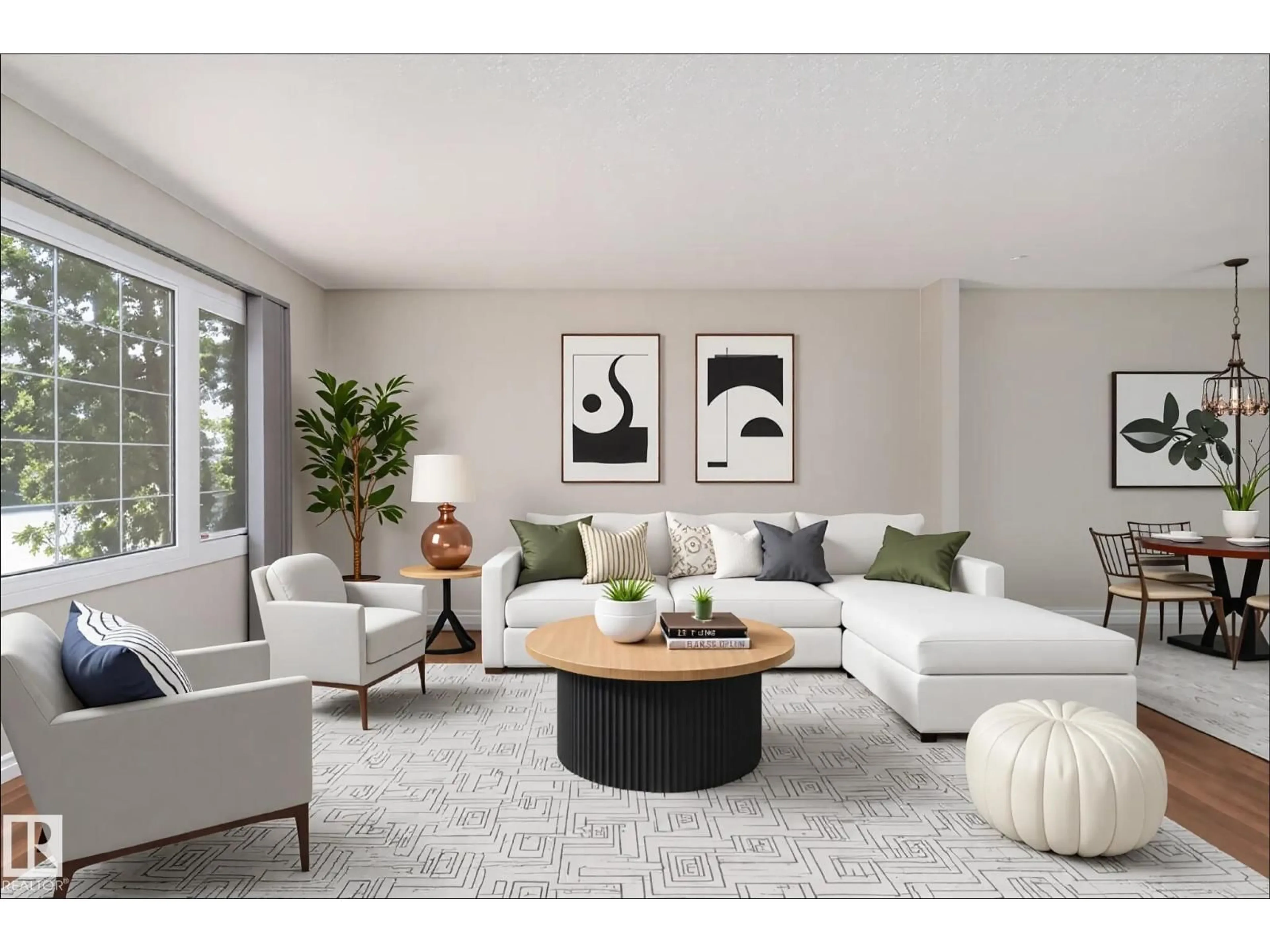 Living room with furniture, unknown for NW - 10530 151 ST, Edmonton Alberta T5P1V3
