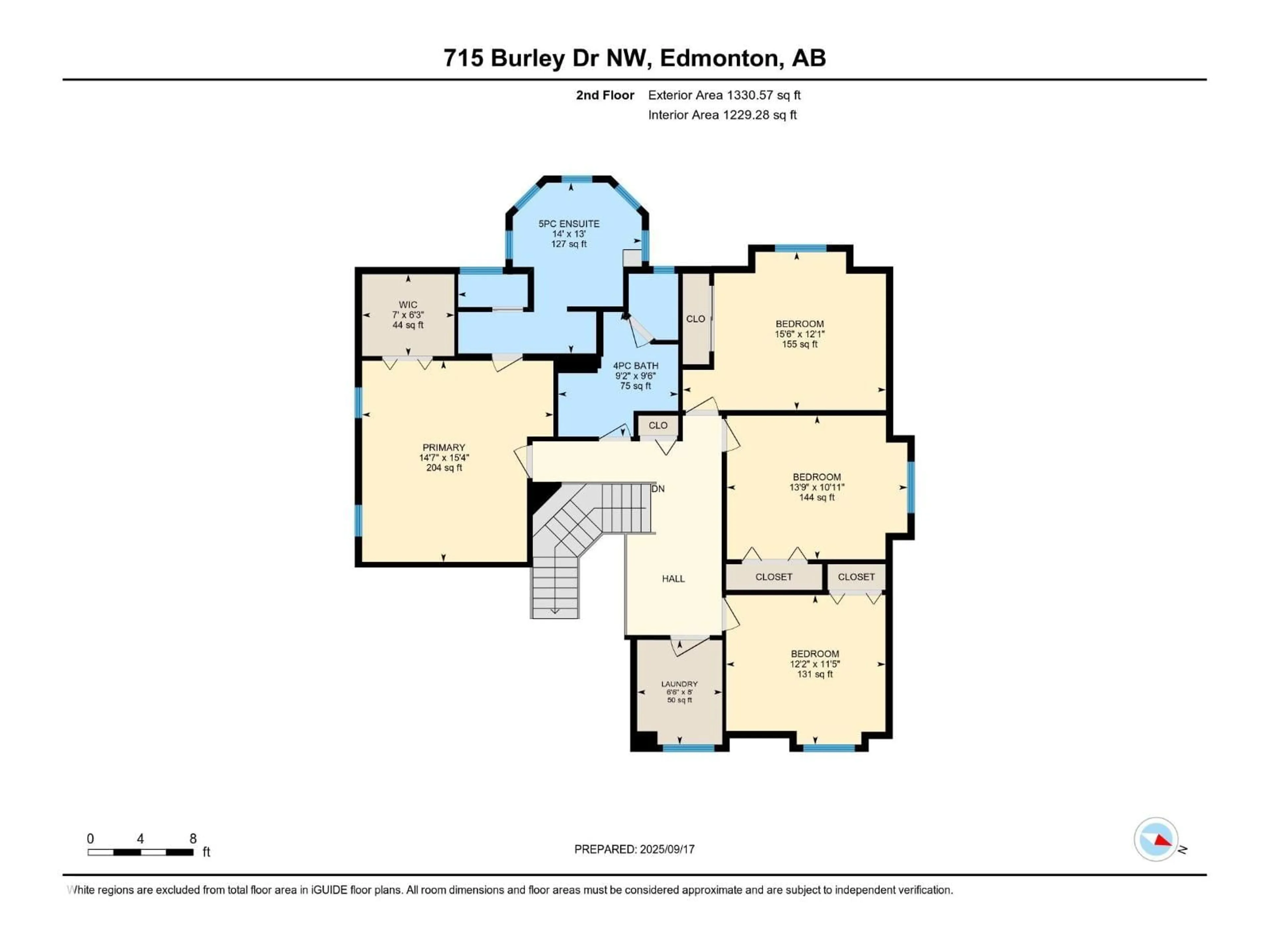 Floor plan for 715 BURLEY DR, Edmonton Alberta T6R1W7