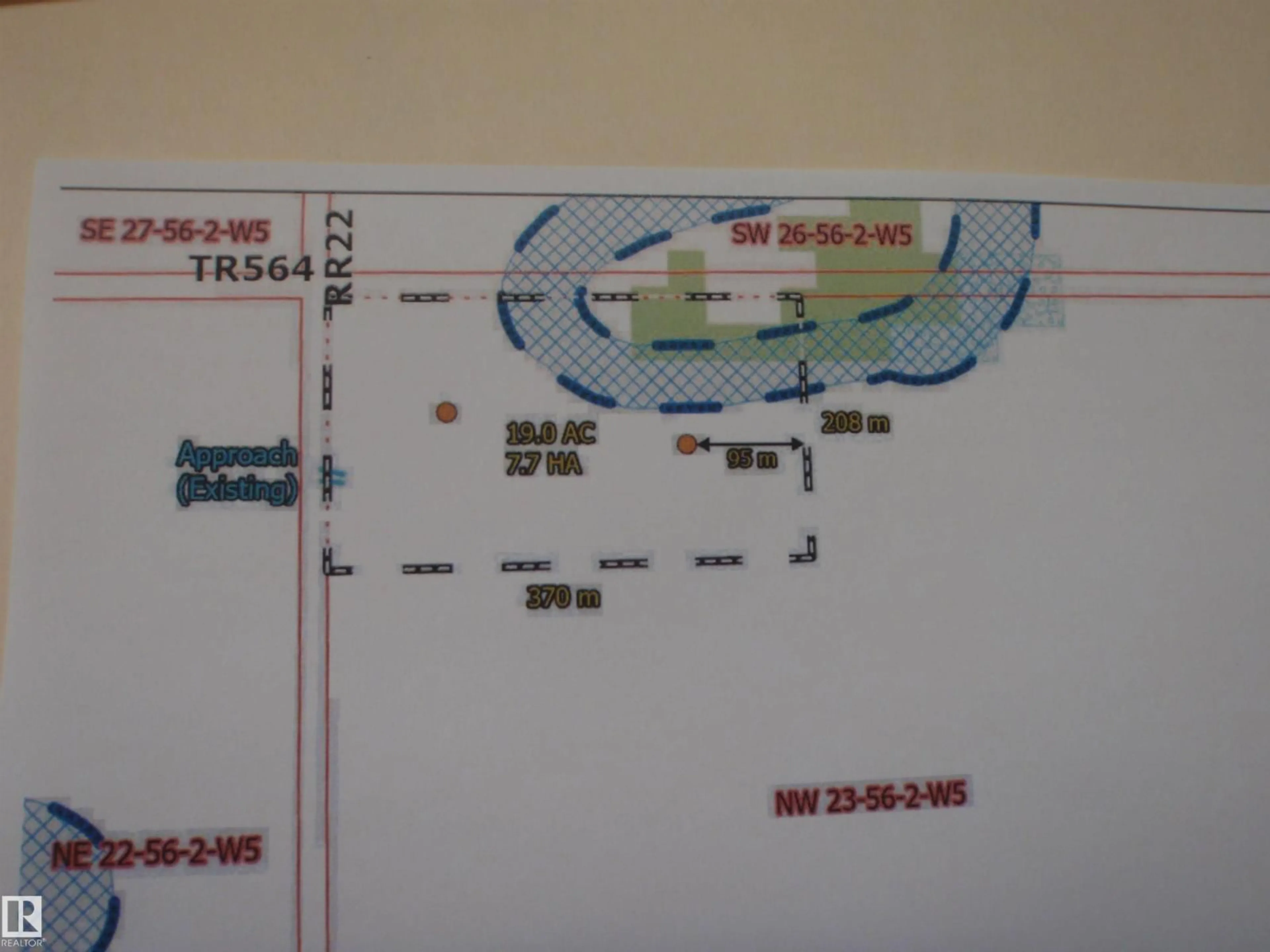 Picture of a map for 56329 RG RD 22, Rural Lac Ste. Anne County Alberta T0E1V0