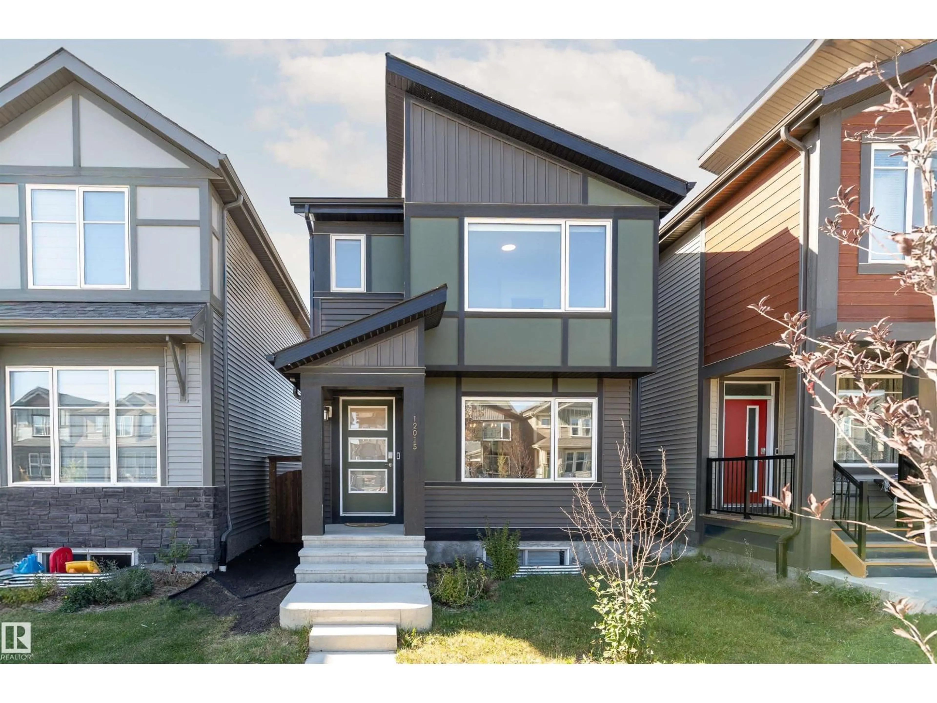 Home with vinyl exterior material, street for SW - 12015 35 AV, Edmonton Alberta T6W5E9