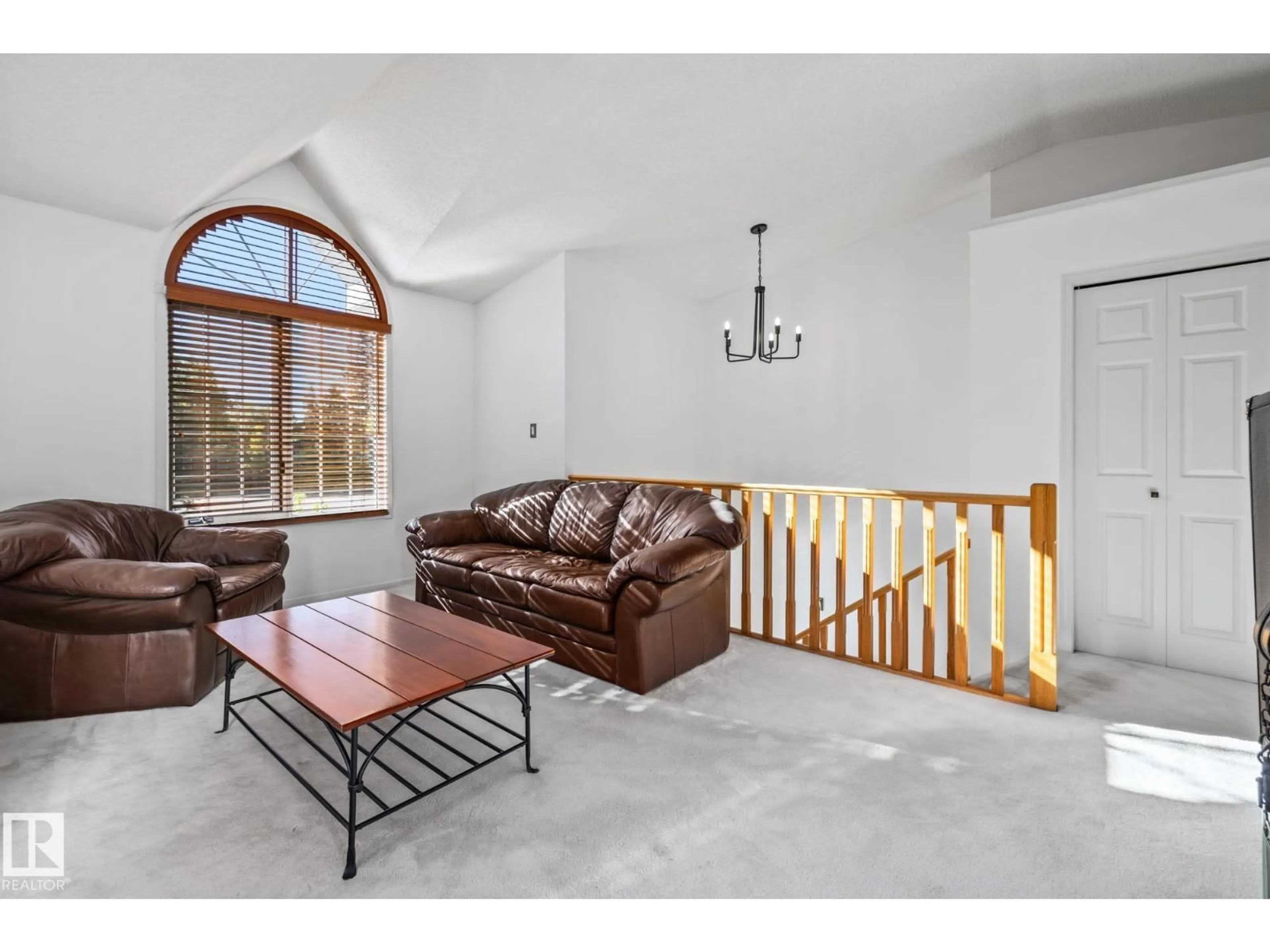 Living room with furniture, ceramic/tile floor for #4 - 15 POIRIER AV, St. Albert Alberta T8N4B5