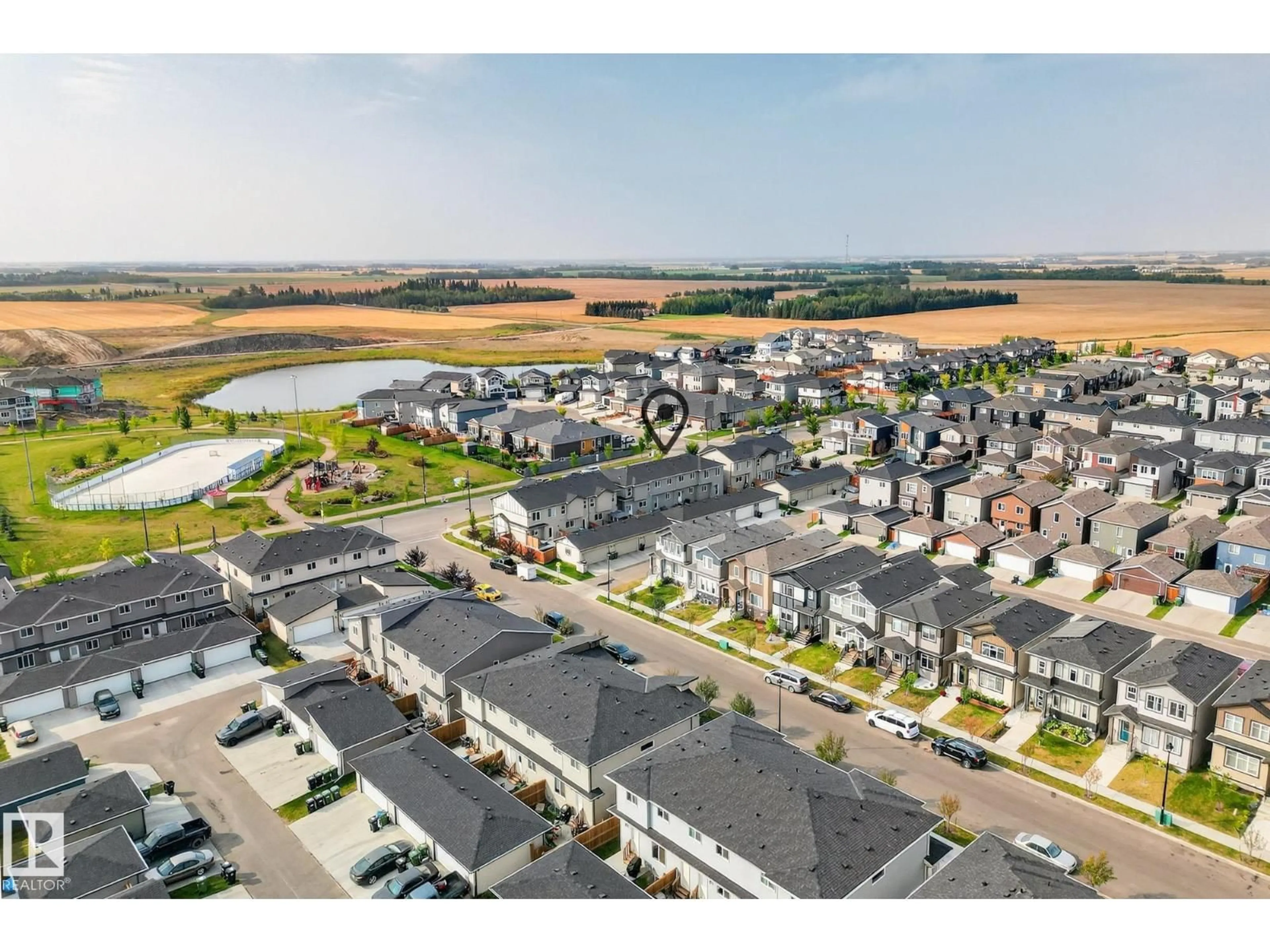 A pic from outside/outdoor area/front of a property/back of a property/a pic from drone, street for 658 BLACK STONE BV, Leduc Alberta T9E1H2