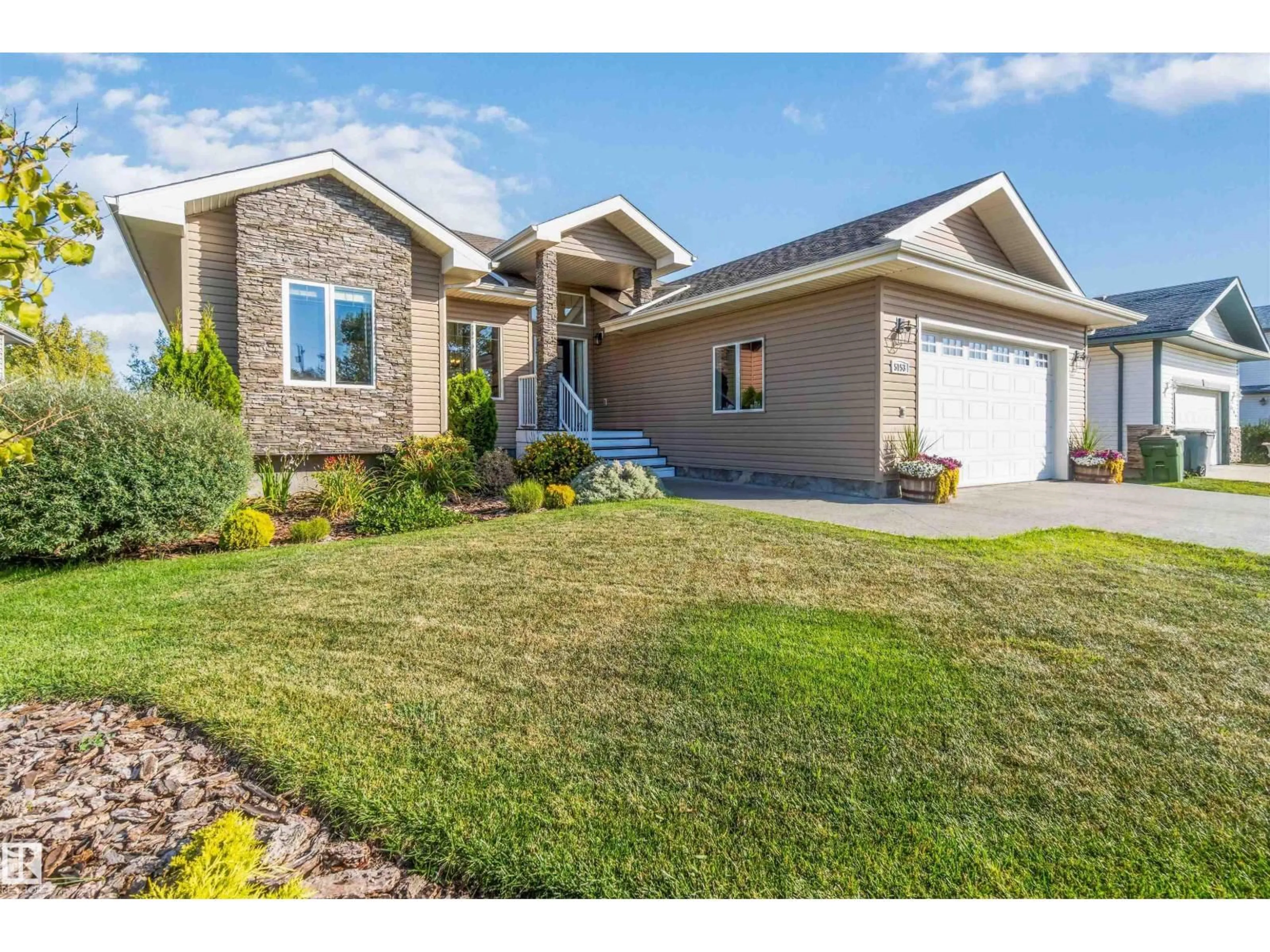 Home with brick exterior material, street for 5153 54 AV, Redwater Alberta T0A2W0