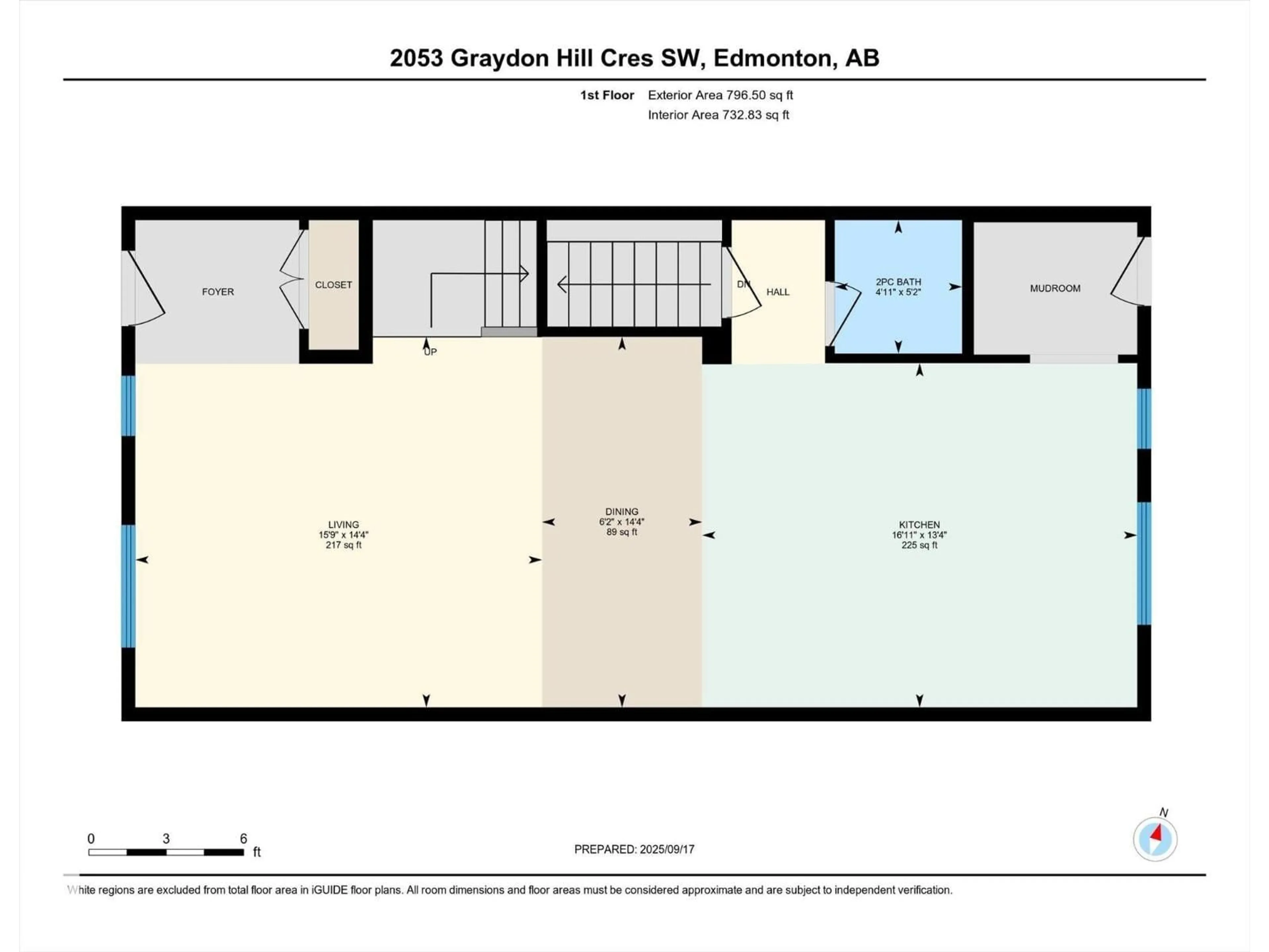 Floor plan for 2053 GRAYDON HILL CR, Edmonton Alberta T6W4C5