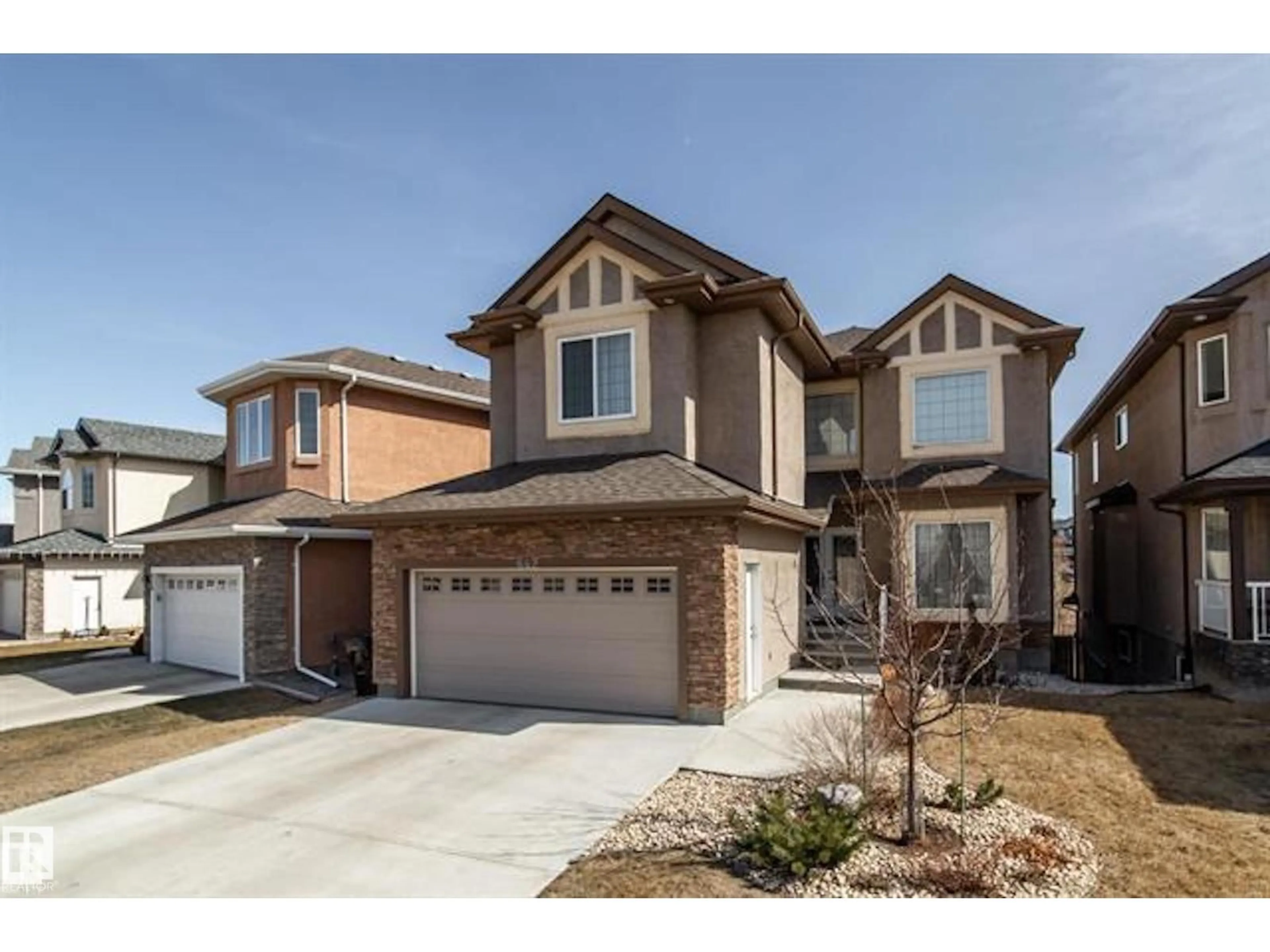 Home with brick exterior material, street for 642 ALBANY WY, Edmonton Alberta T6V0H2