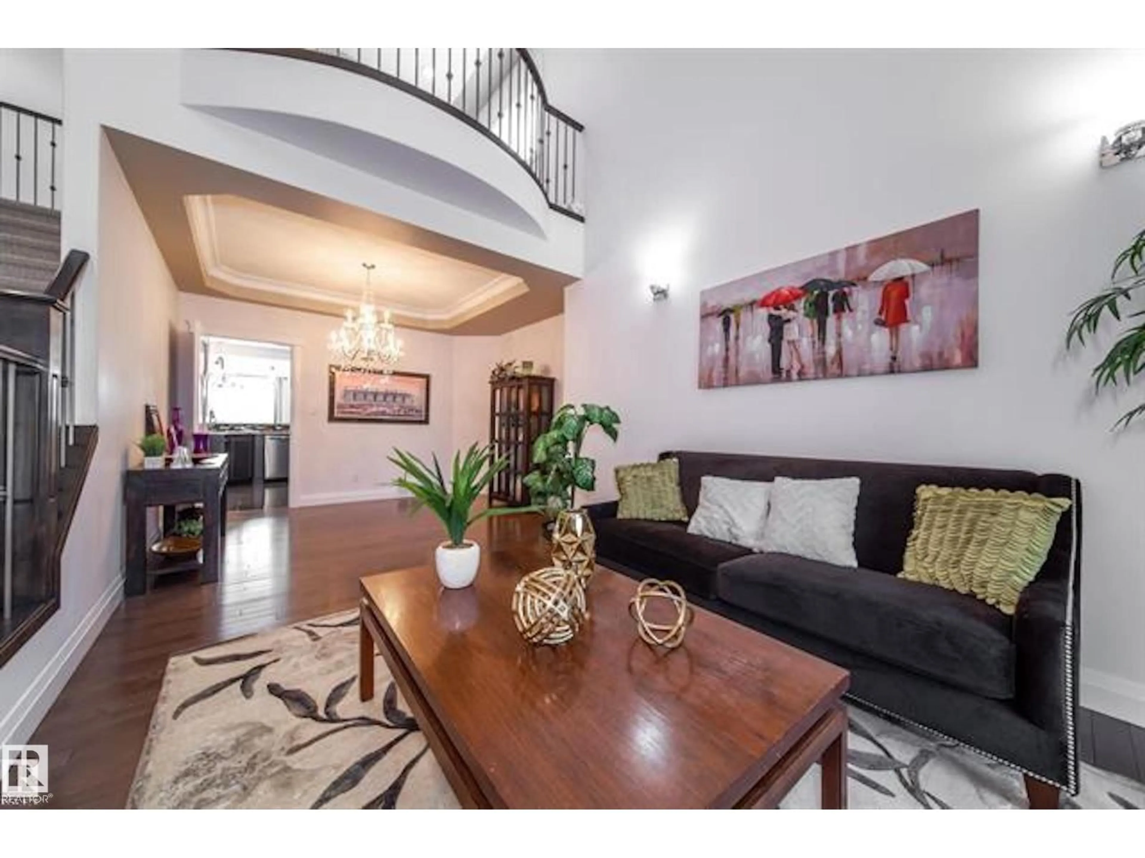 Living room with furniture, unknown for 642 ALBANY WY, Edmonton Alberta T6V0H2