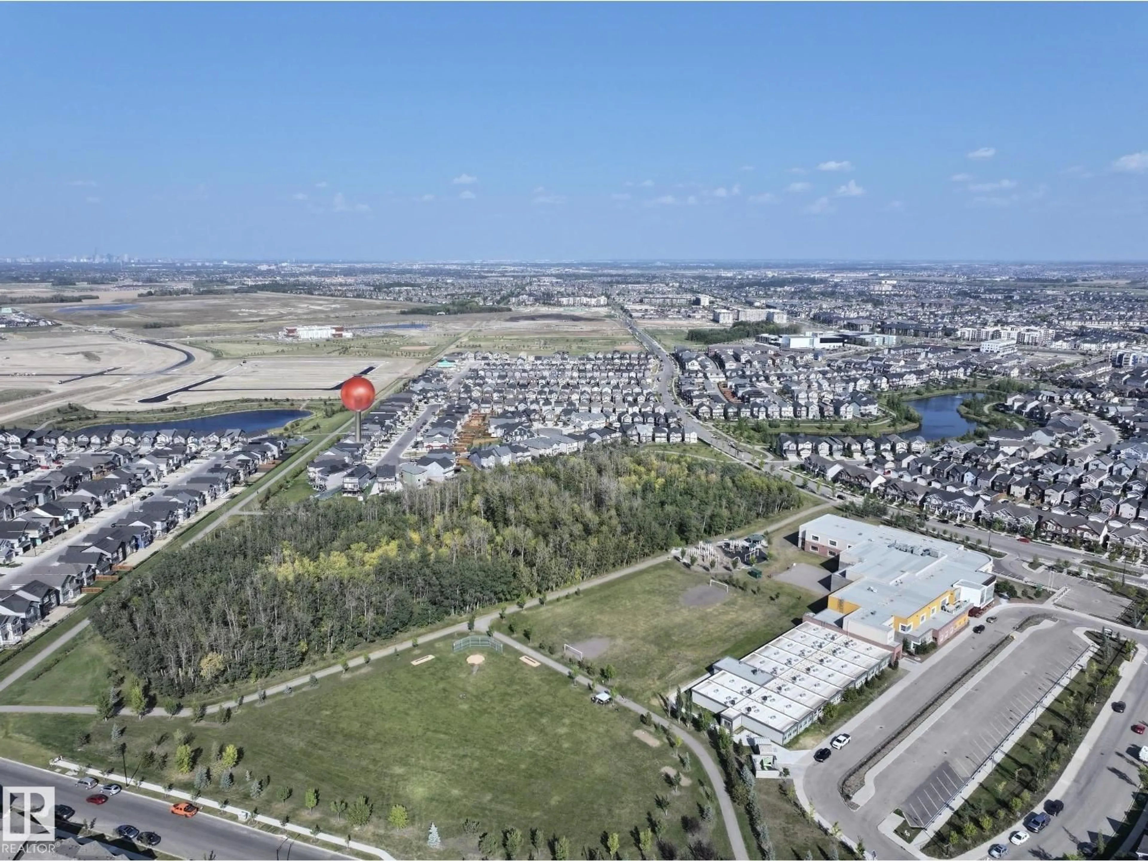 A pic from outside/outdoor area/front of a property/back of a property/a pic from drone, unknown for 2684 DONAGHEY CRESCENT, Edmonton Alberta T6W4T1