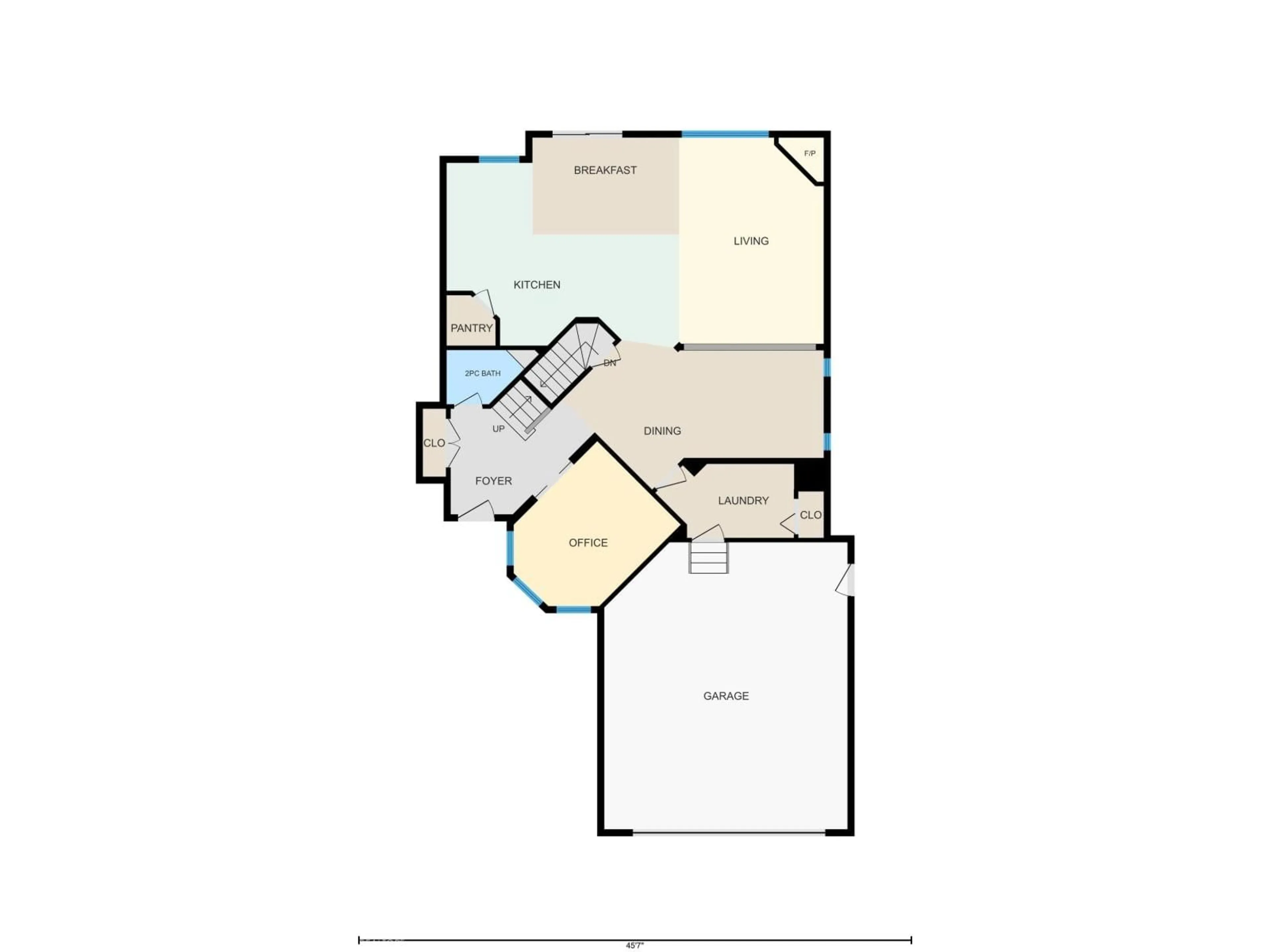 Floor plan for 609 MEADOWVIEW CR, Sherwood Park Alberta T8H1Y9