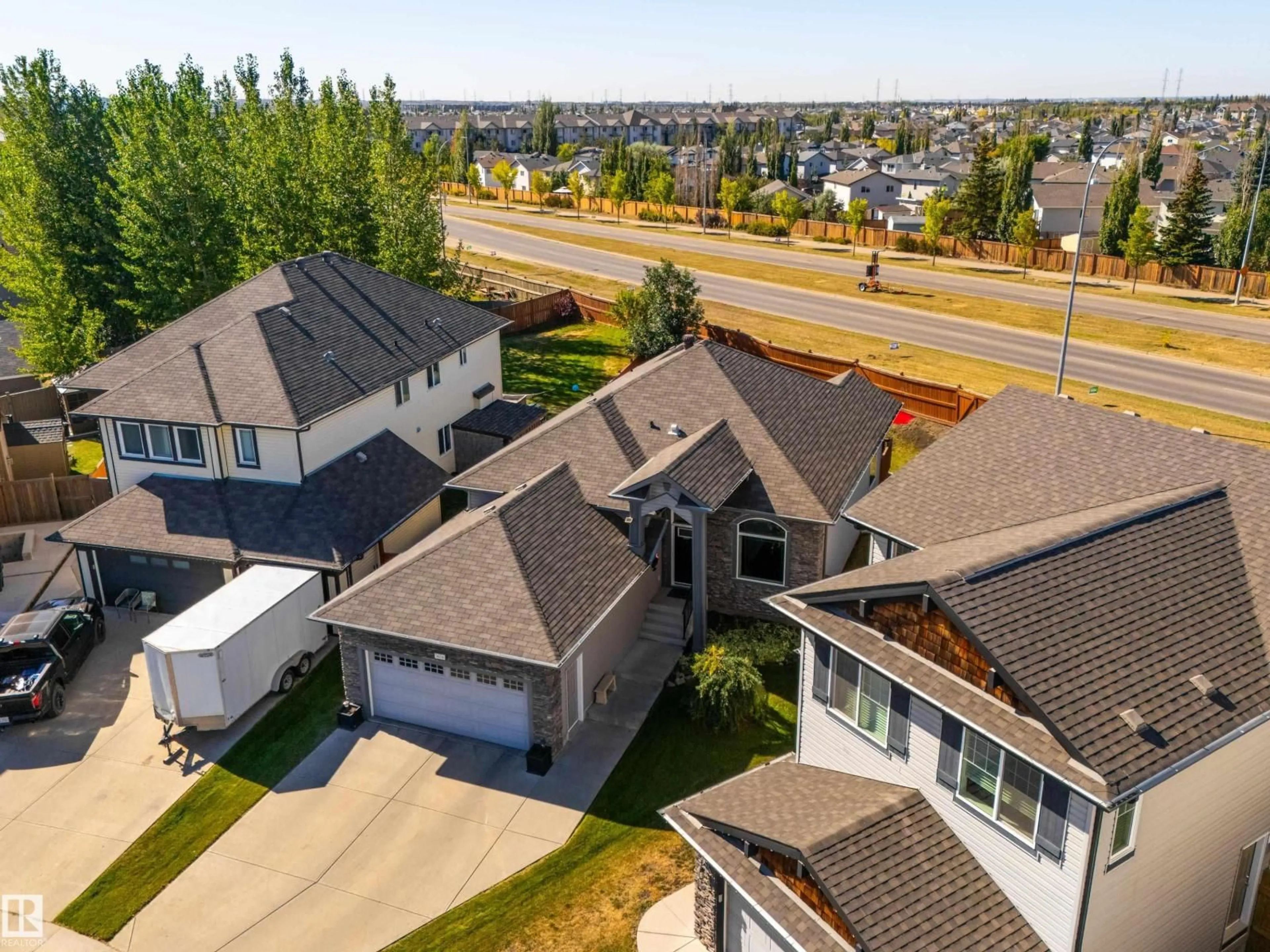 A pic from outside/outdoor area/front of a property/back of a property/a pic from drone, street for 3604 16 ST, Edmonton Alberta T6T0M5