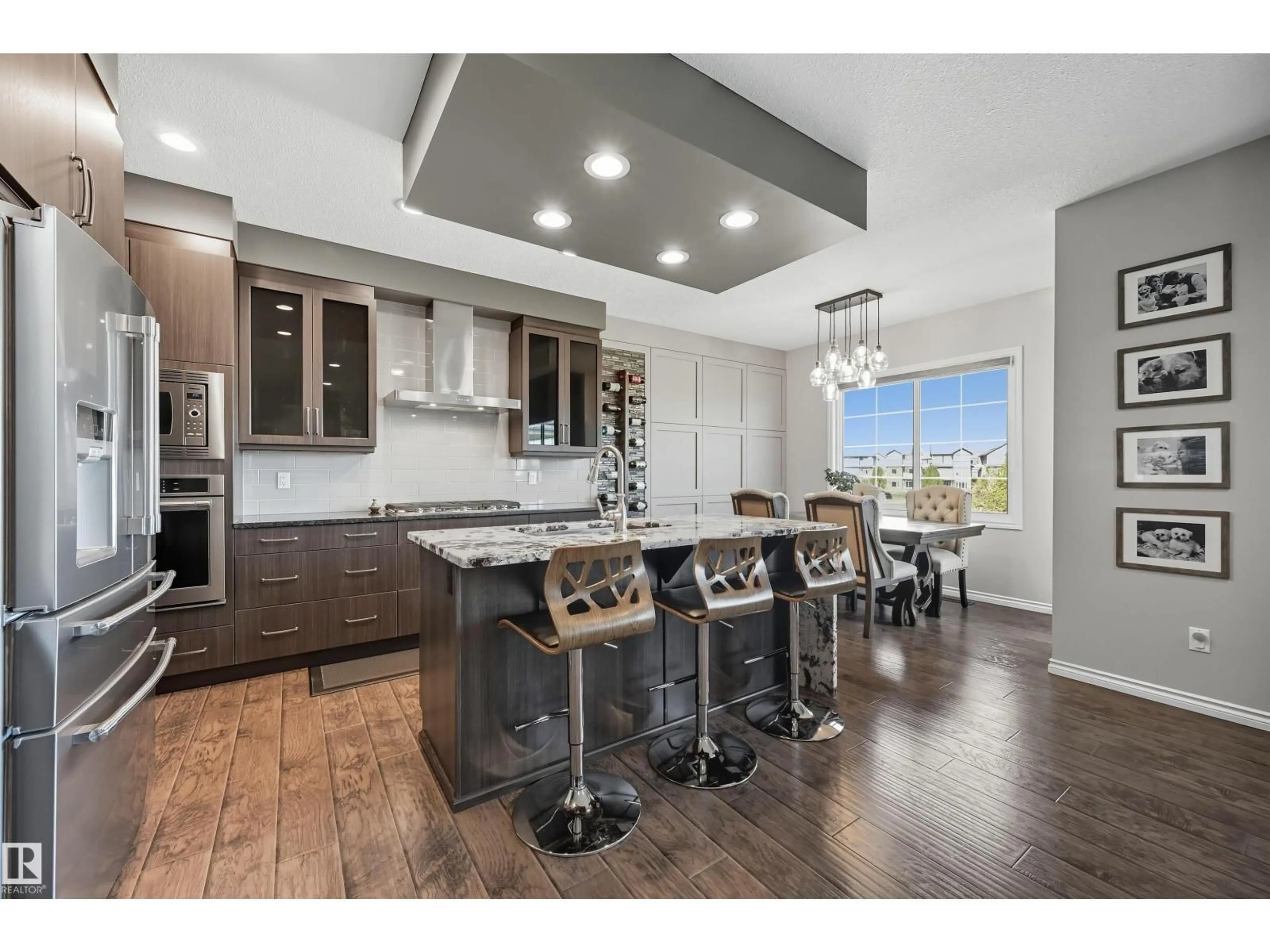 Open concept kitchen, unknown for SW - 3414 PARKER LO, Edmonton Alberta T6W2W9