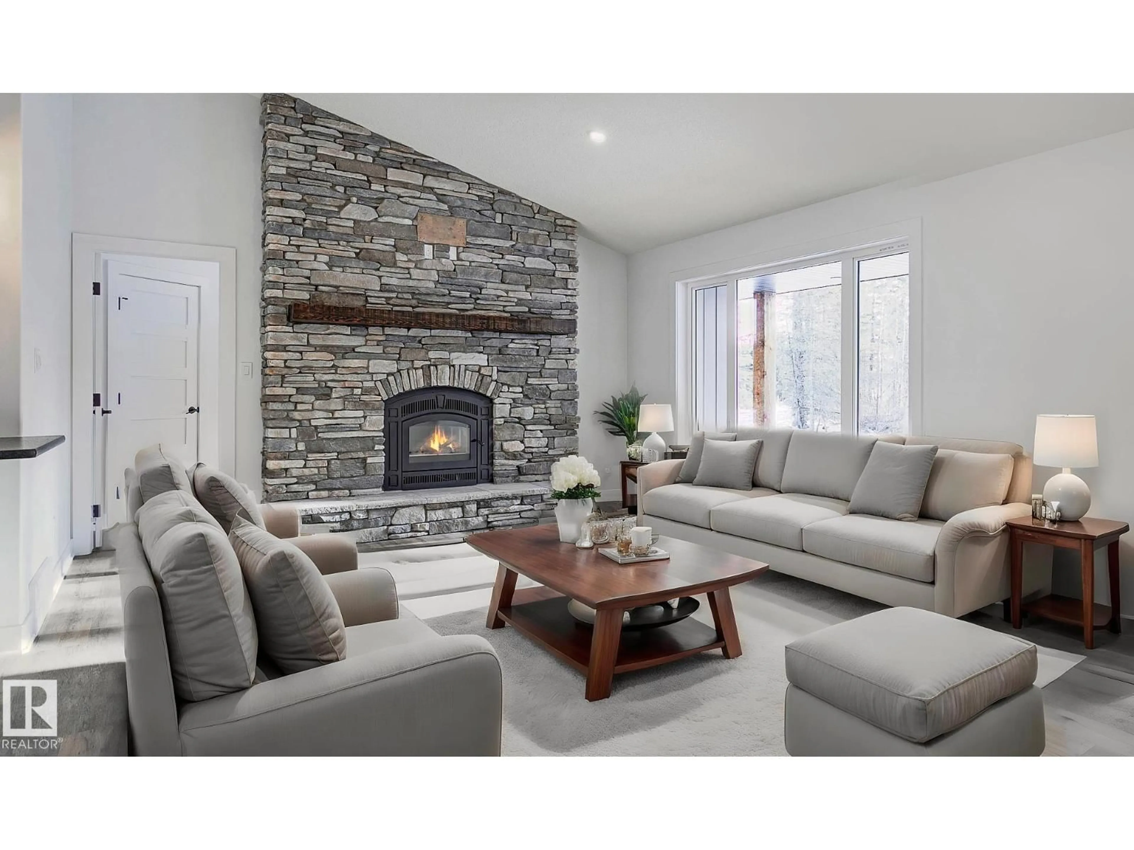Living room with furniture, unknown for 13 - 311 55504 RR, Rural Lac Ste. Anne County Alberta T0E1V0