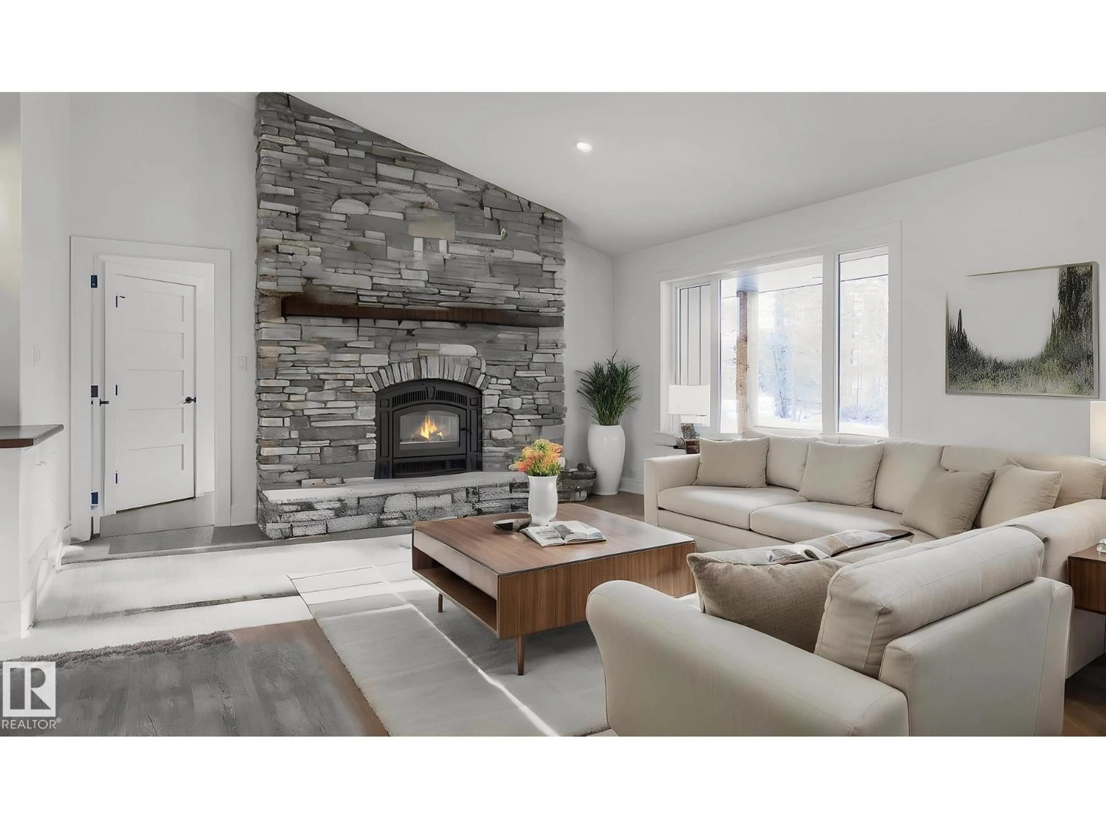 Living room with furniture, unknown for 13 - 311 55504 RR, Rural Lac Ste. Anne County Alberta T0E1V0