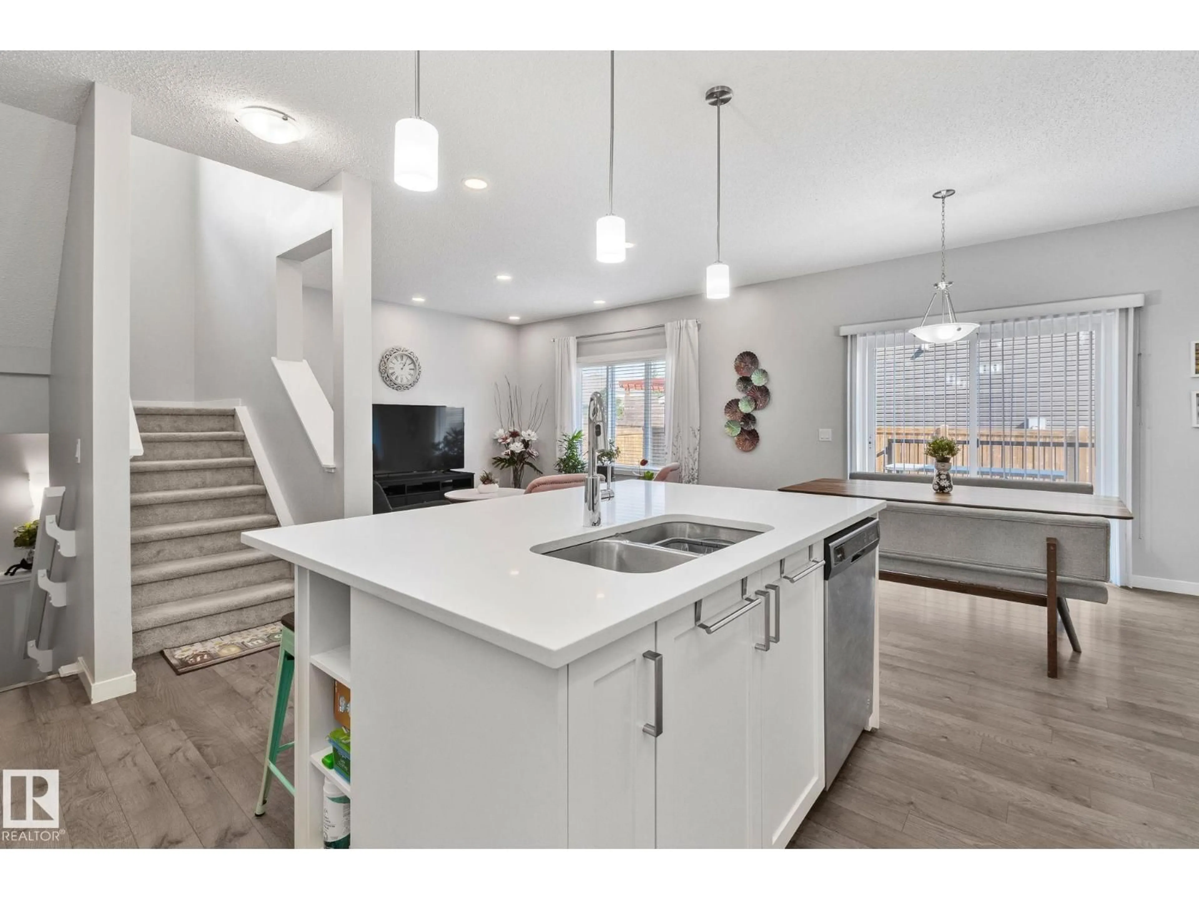 Open concept kitchen, unknown for NW - 17611 76 ST, Edmonton Alberta T5Z0R3