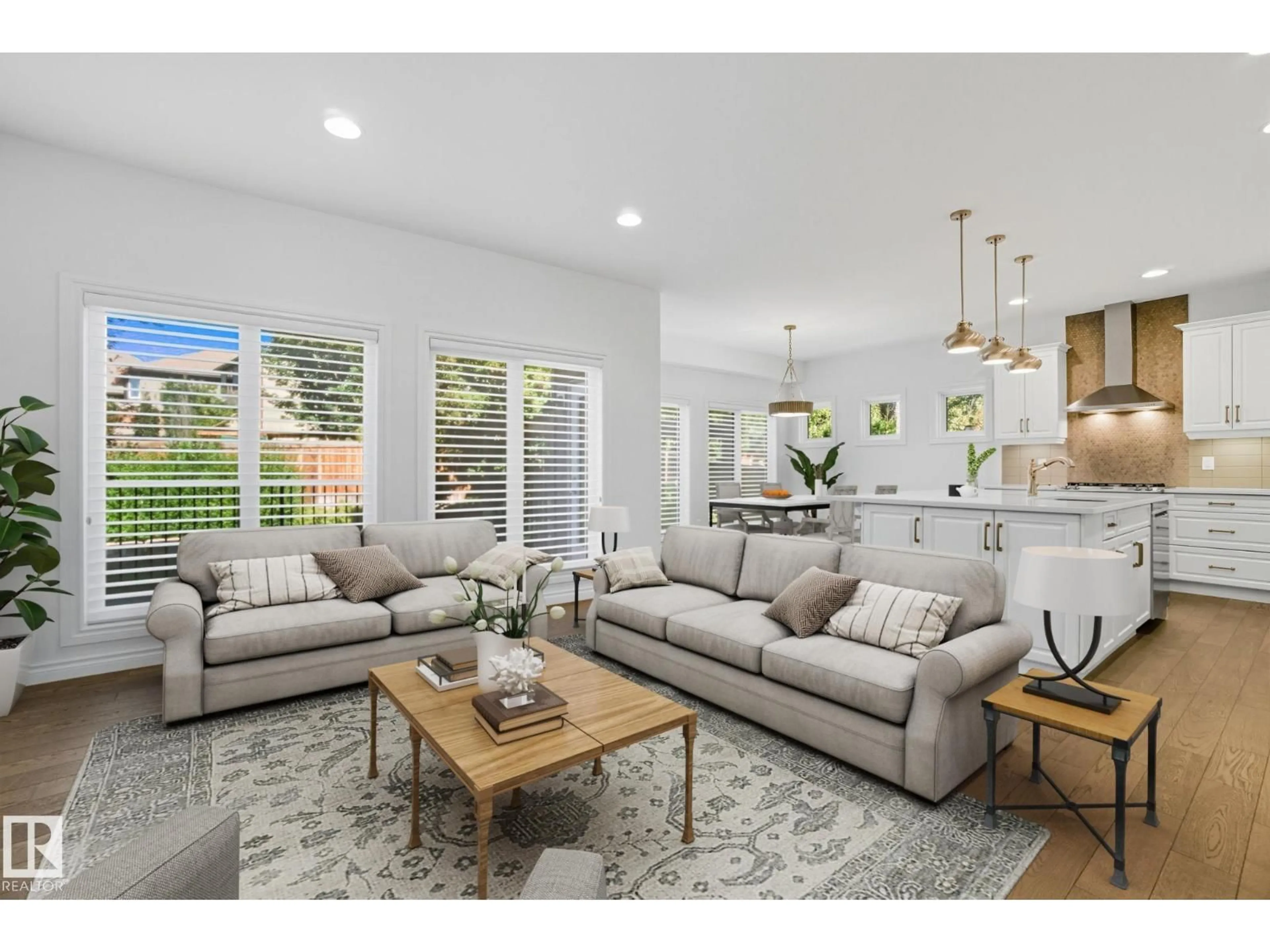 Living room with furniture, unknown for SW - 2824 KIRKLAND BAY BA, Edmonton Alberta T6W3B4