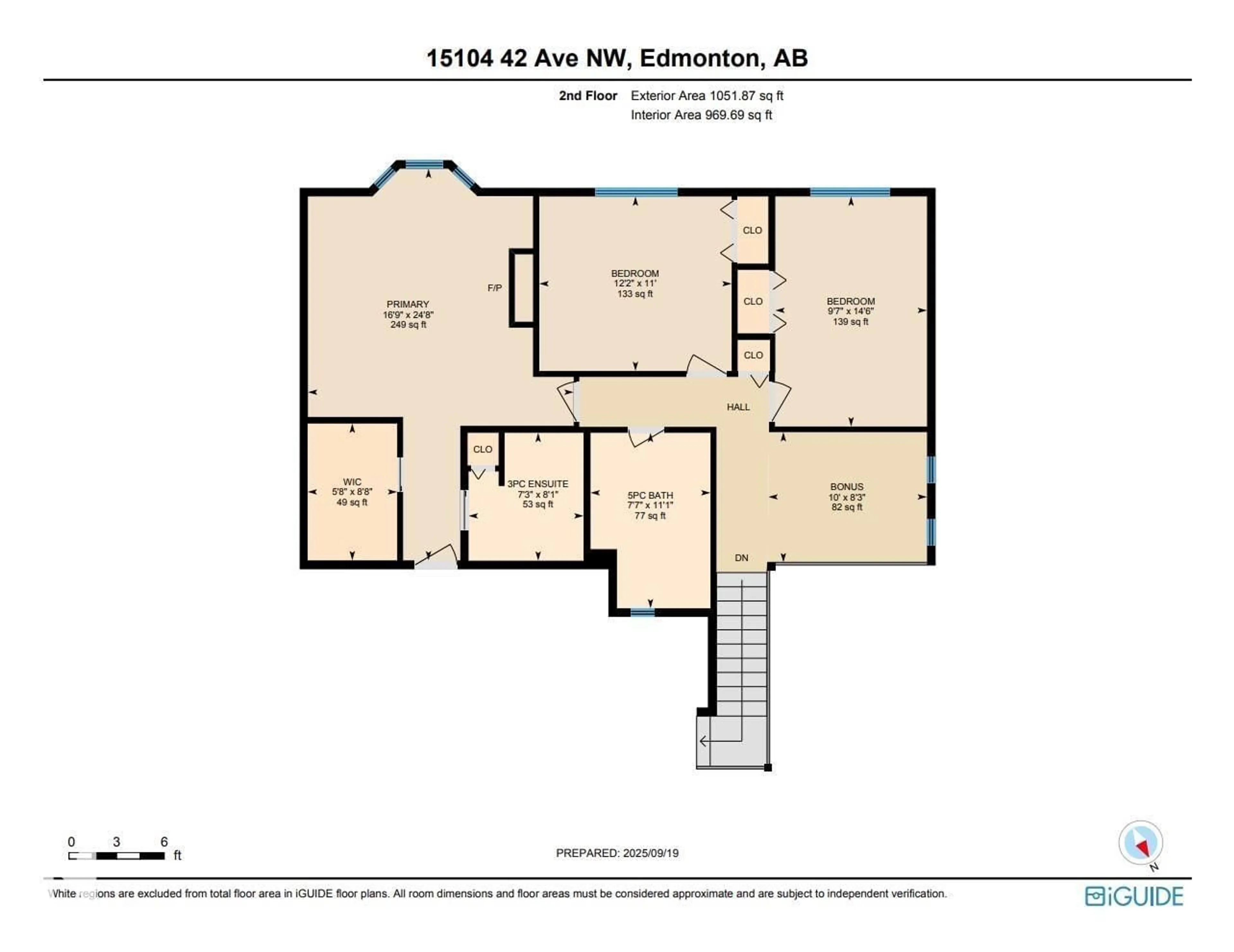 Floor plan for 15104 42 AV, Edmonton Alberta T6H5L6