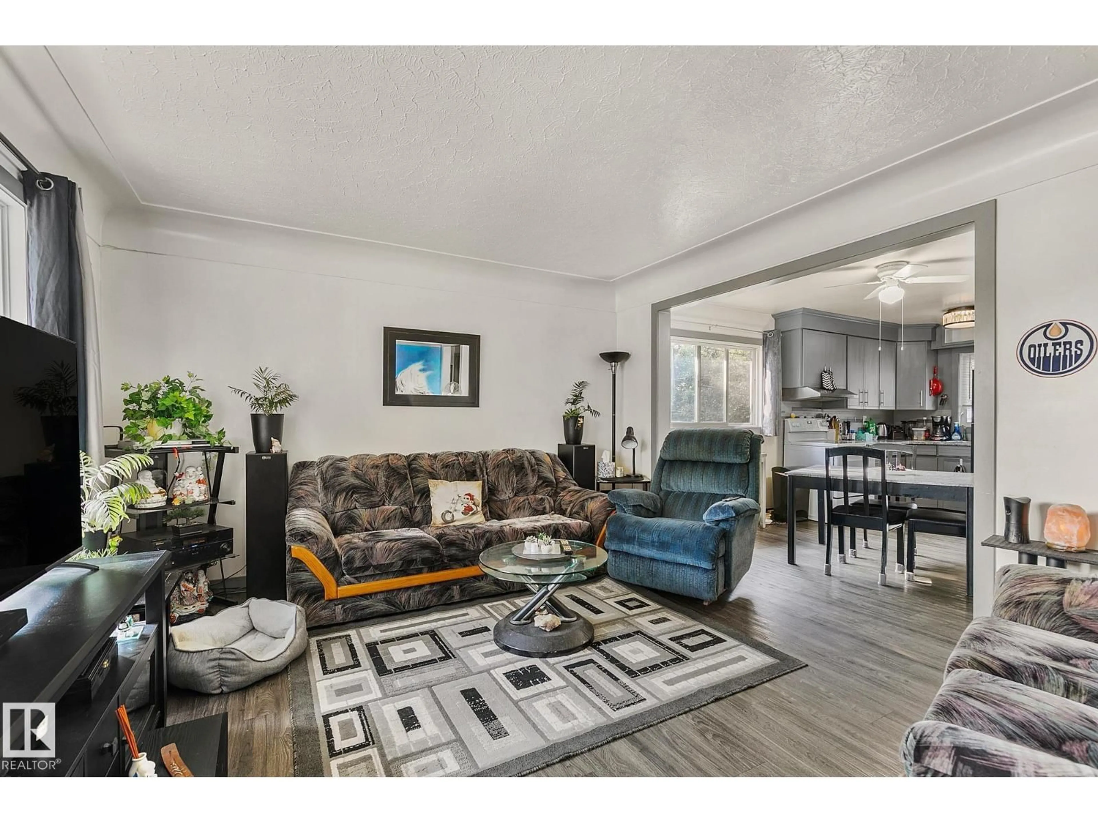 Living room with furniture, unknown for 11844 ST ALBERT TR, Edmonton Alberta T5L4G4