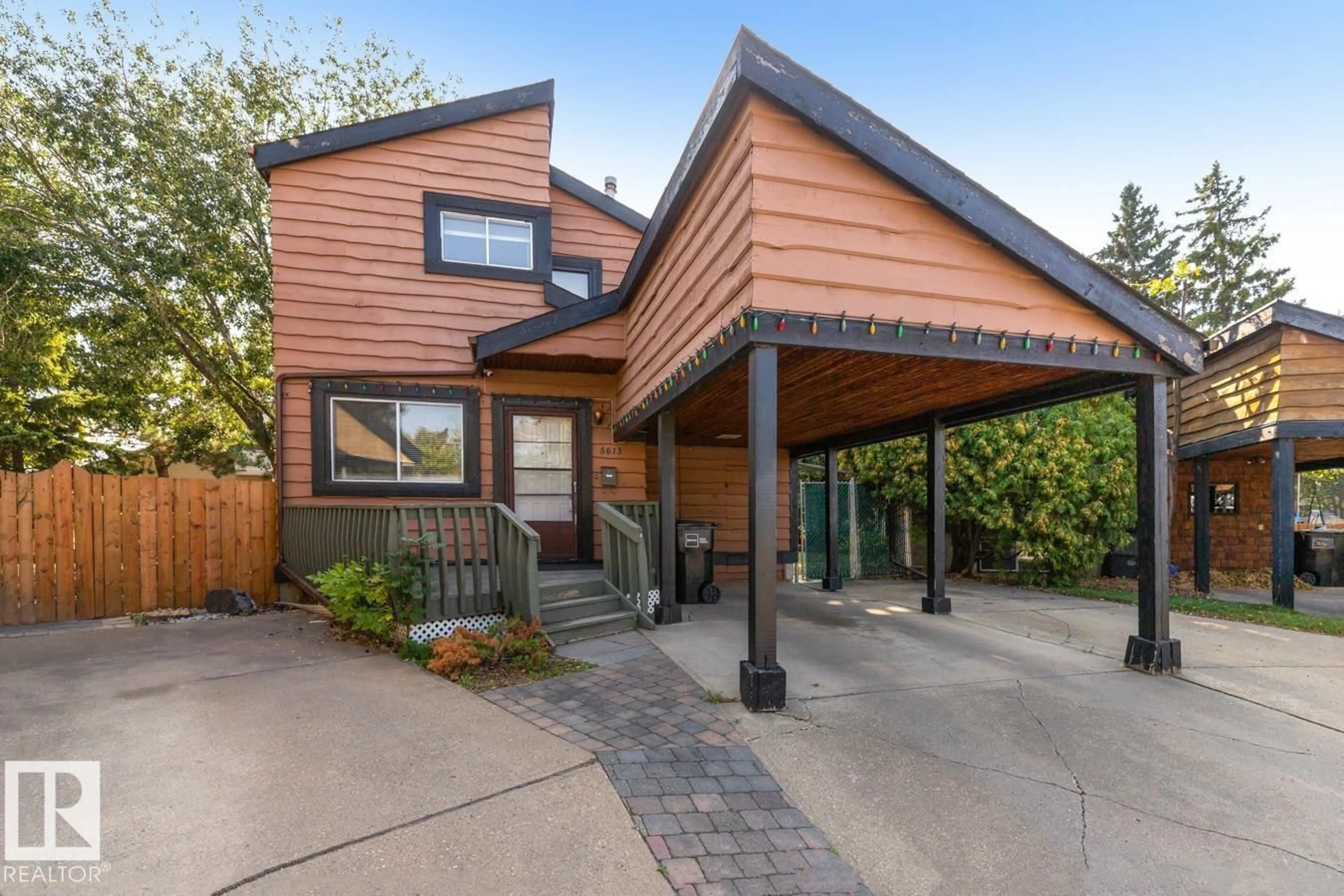 Home with brick exterior material, street for 5613 92C AV, Edmonton Alberta T6B2K9